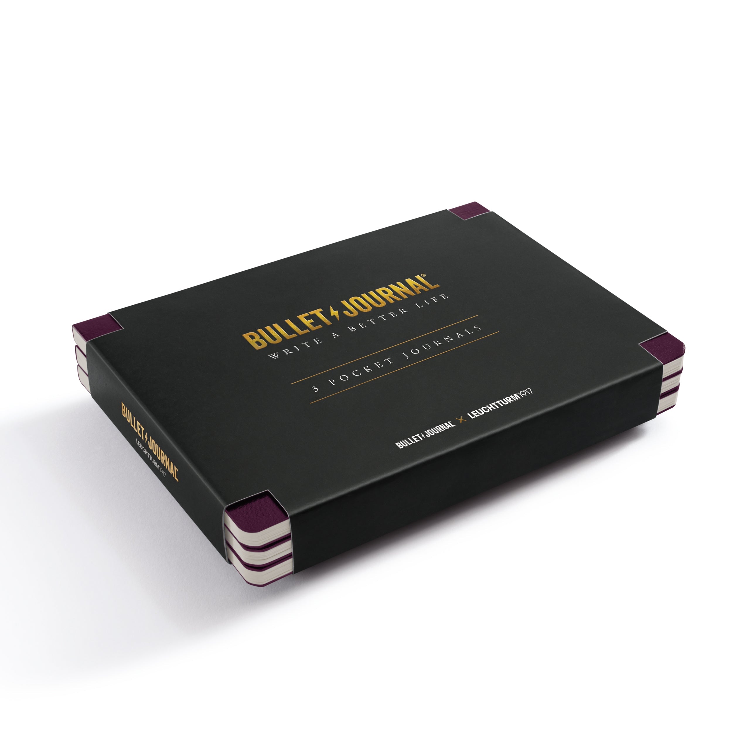 Carnet LEUCHTTURM1917 Bullet Journal Pocket - 144 x 104 mm - Softcover - Pointillé - Purple26 - 4070292004051