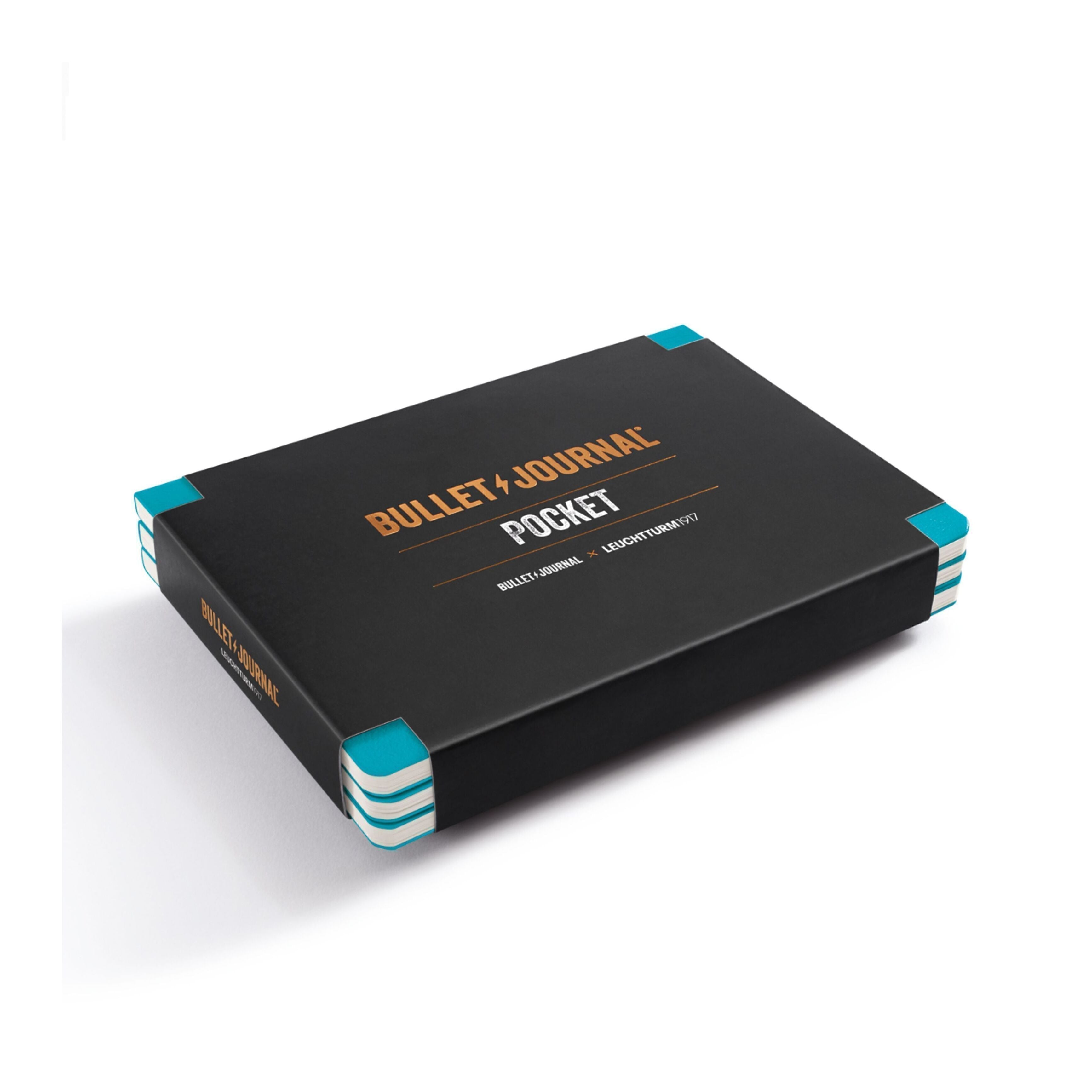 Carnet LEUCHTTURM1917 Bullet Journal Pocket - 144 x 104 mm - Softcover - Pointillé - Turquoise25 -