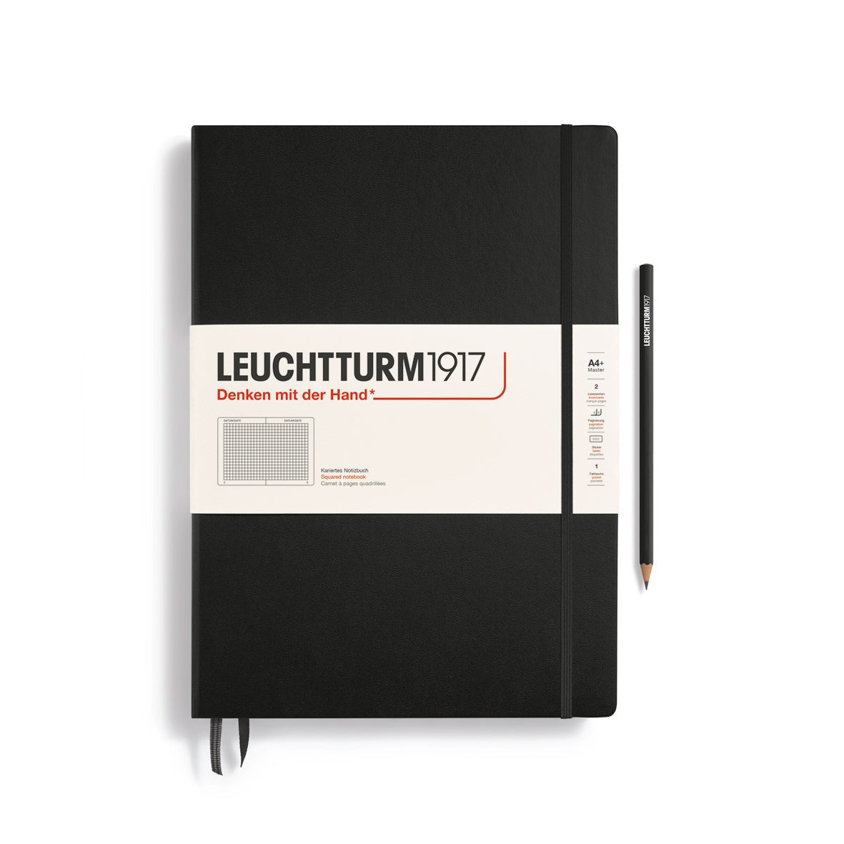 Carnet LEUCHTTURM1917 Classic - A4+ - Hardcover - Uni - Black - 4004117258145