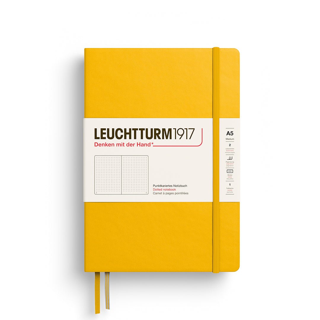 Carnet LEUCHTTURM1917 Classic - A5 - Hardcover - Pointillé - Sunflower -