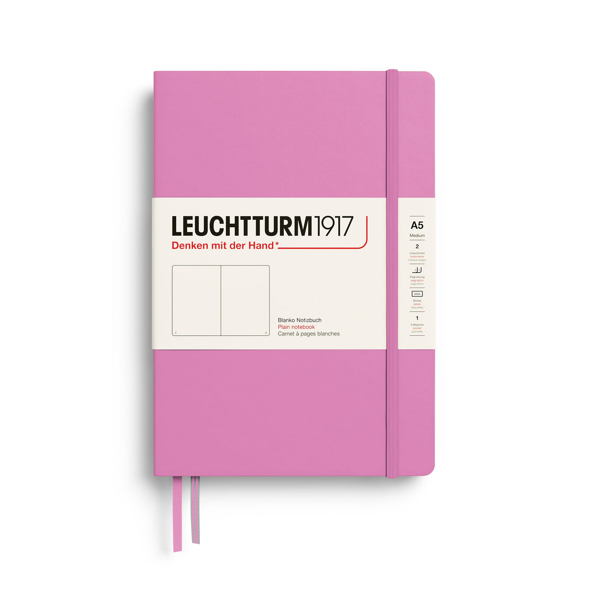 Carnet LEUCHTTURM1917 Classic - A5 - Hardcover - Uni - Bubblegum - 4070292008189