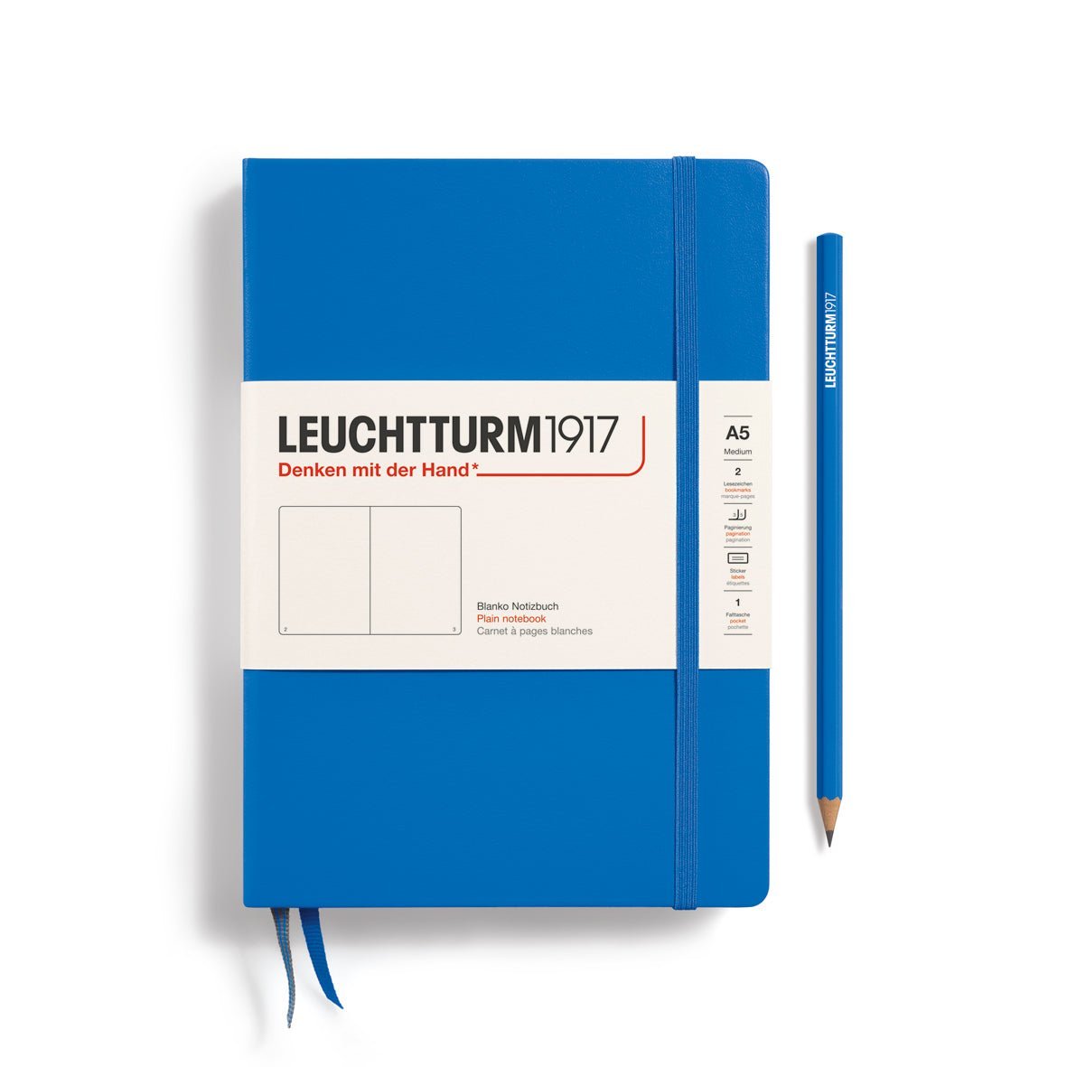 Carnet LEUCHTTURM1917 Classic - A5 - Hardcover - Uni - Sky - 4004117643903