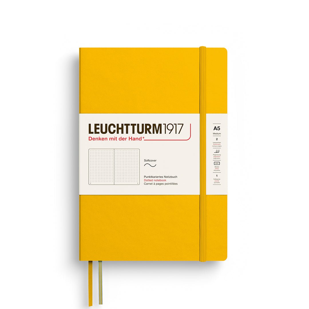 Carnet LEUCHTTURM1917 Classic - A5 - Softcover - Pointillé - Sunflower -
