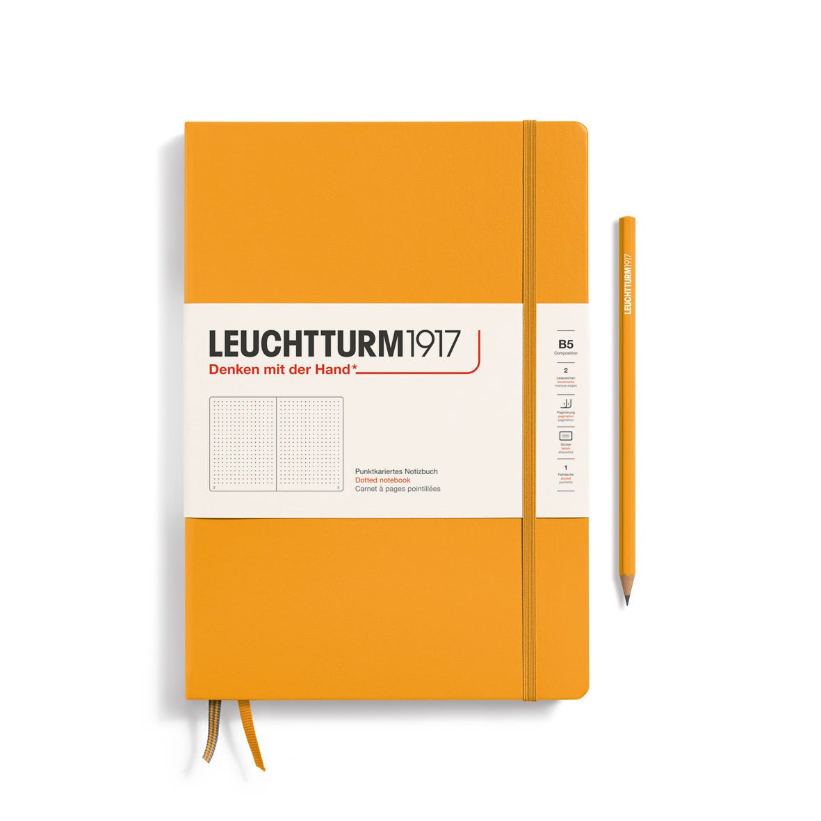 Carnet LEUCHTTURM1917 Classic - B5 - Hardcover - Pointillé - Rising Sun - 4004117615993
