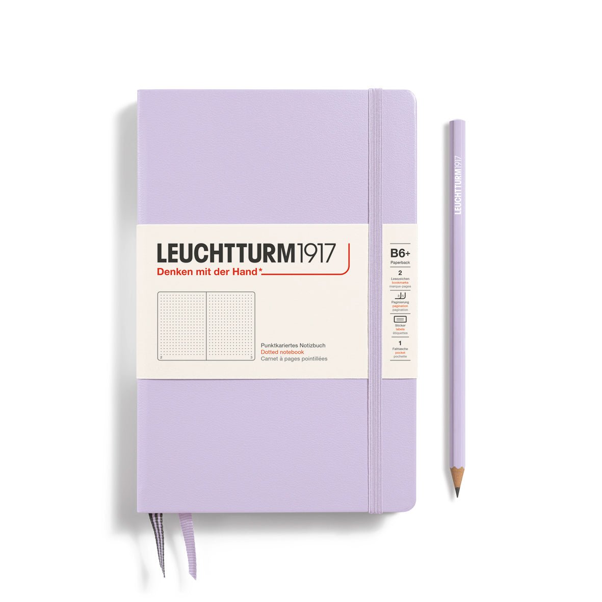 Carnet LEUCHTTURM1917 Classic - B6+ - Hardcover - Pointillé - Lilac - 4004117635458