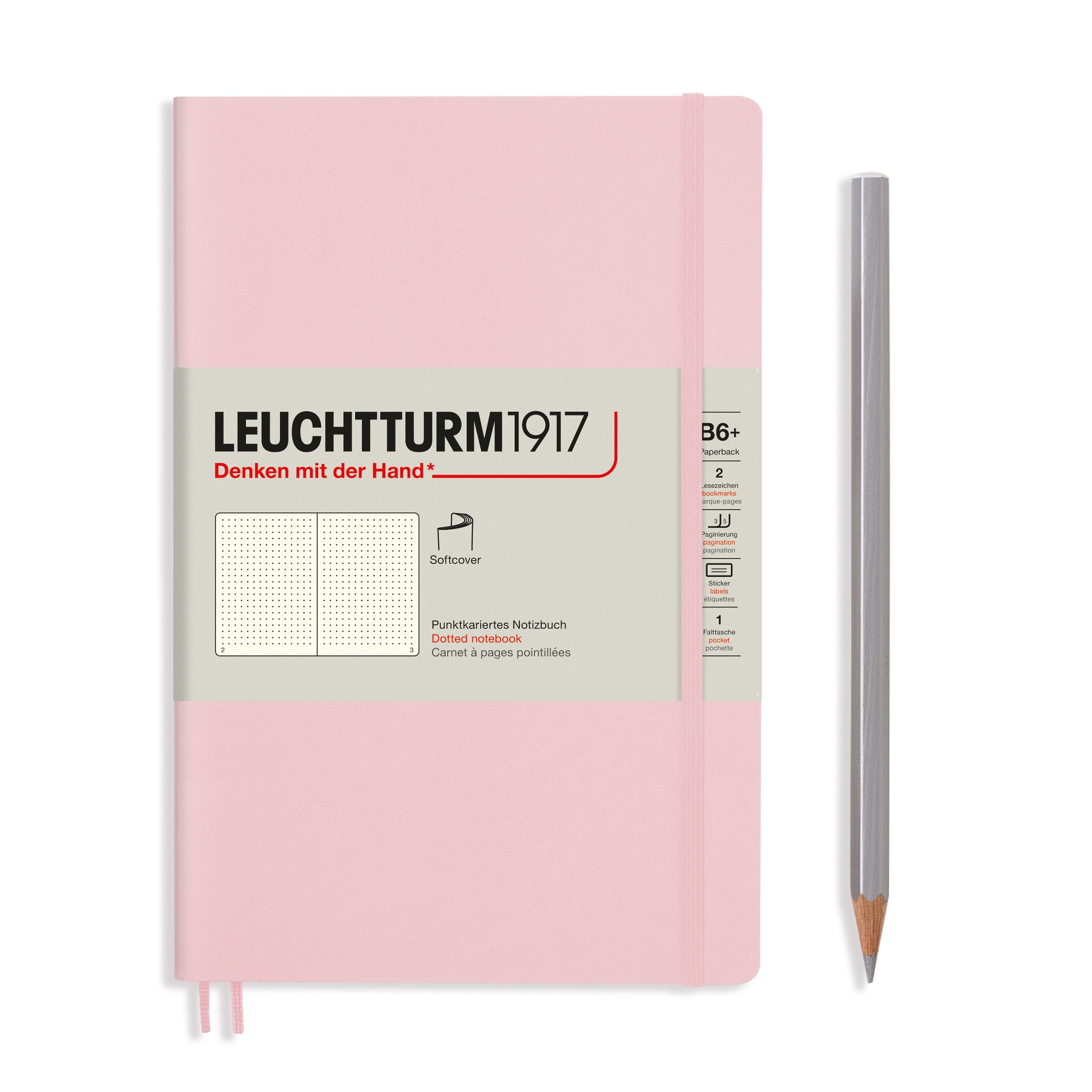 Carnet LEUCHTTURM1917 Classic - B6+ - Softcover - Pointillé - Powder - 4004117593338