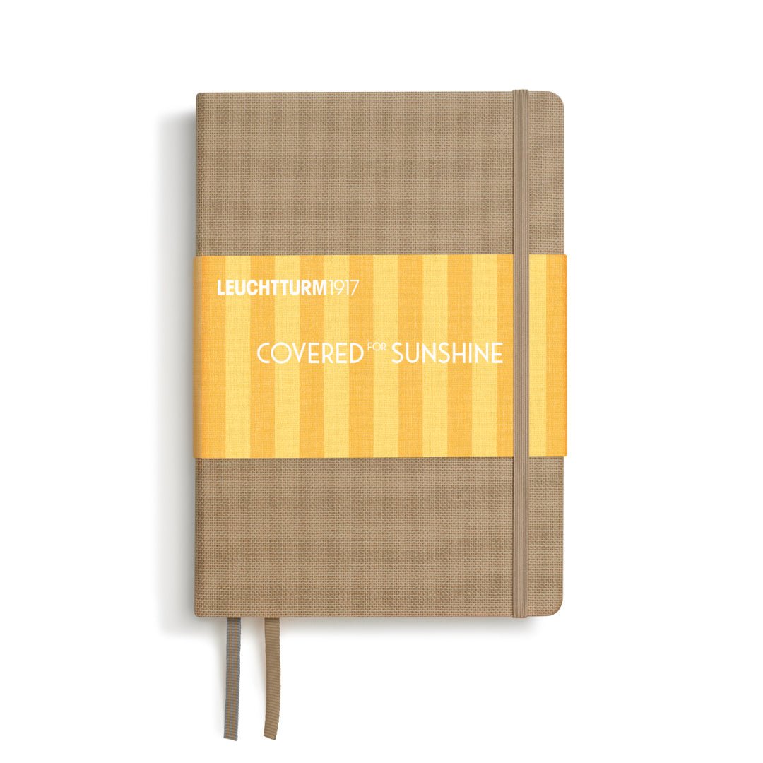 Carnet LEUCHTTURM1917 Covered for Sunshine - A5 - Hardcover - Pointillé - Dune - 4070292006895