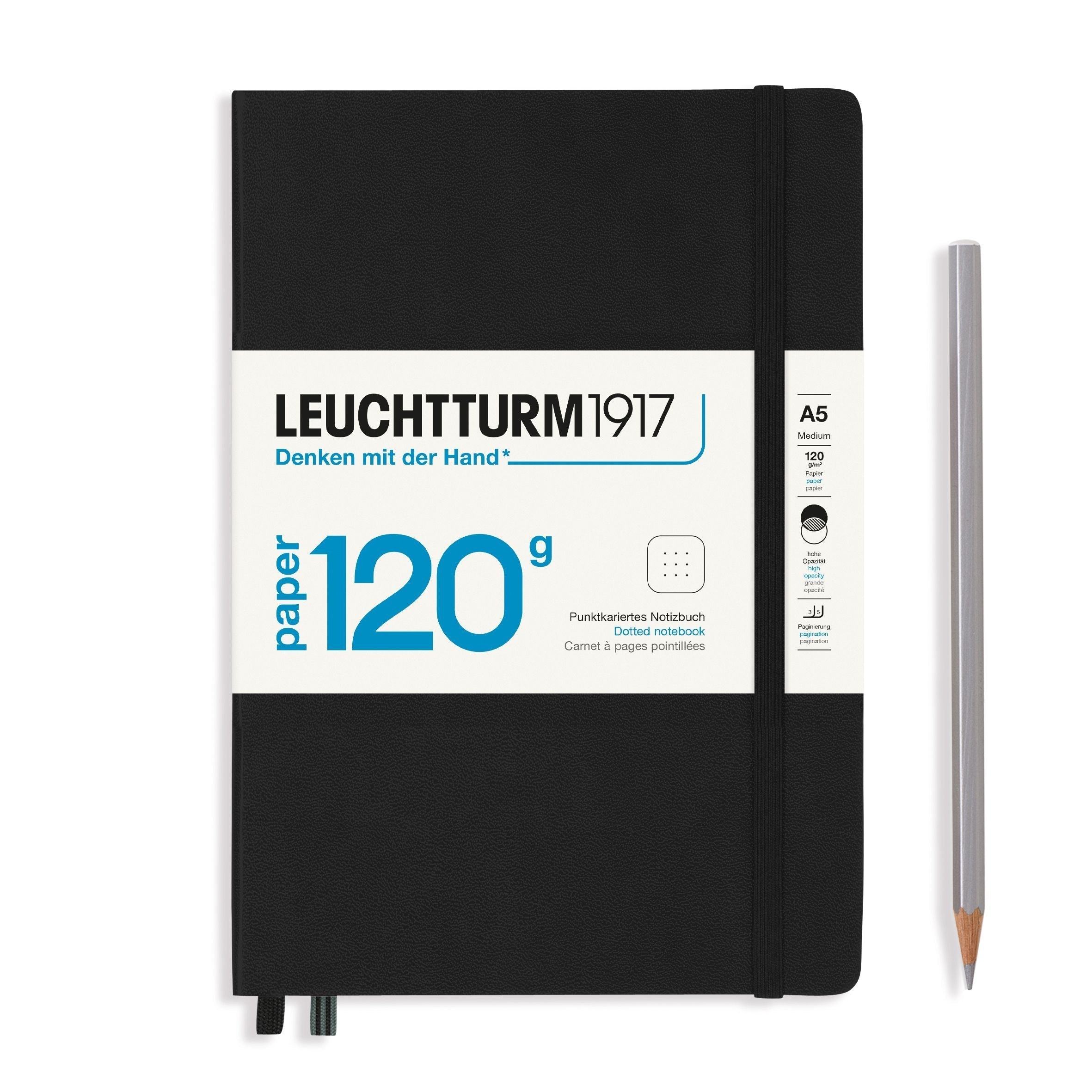 Carnet LEUCHTTURM1917 Edition 120G - A5 - Hardcover - Pointillé - Black - 4004117589157