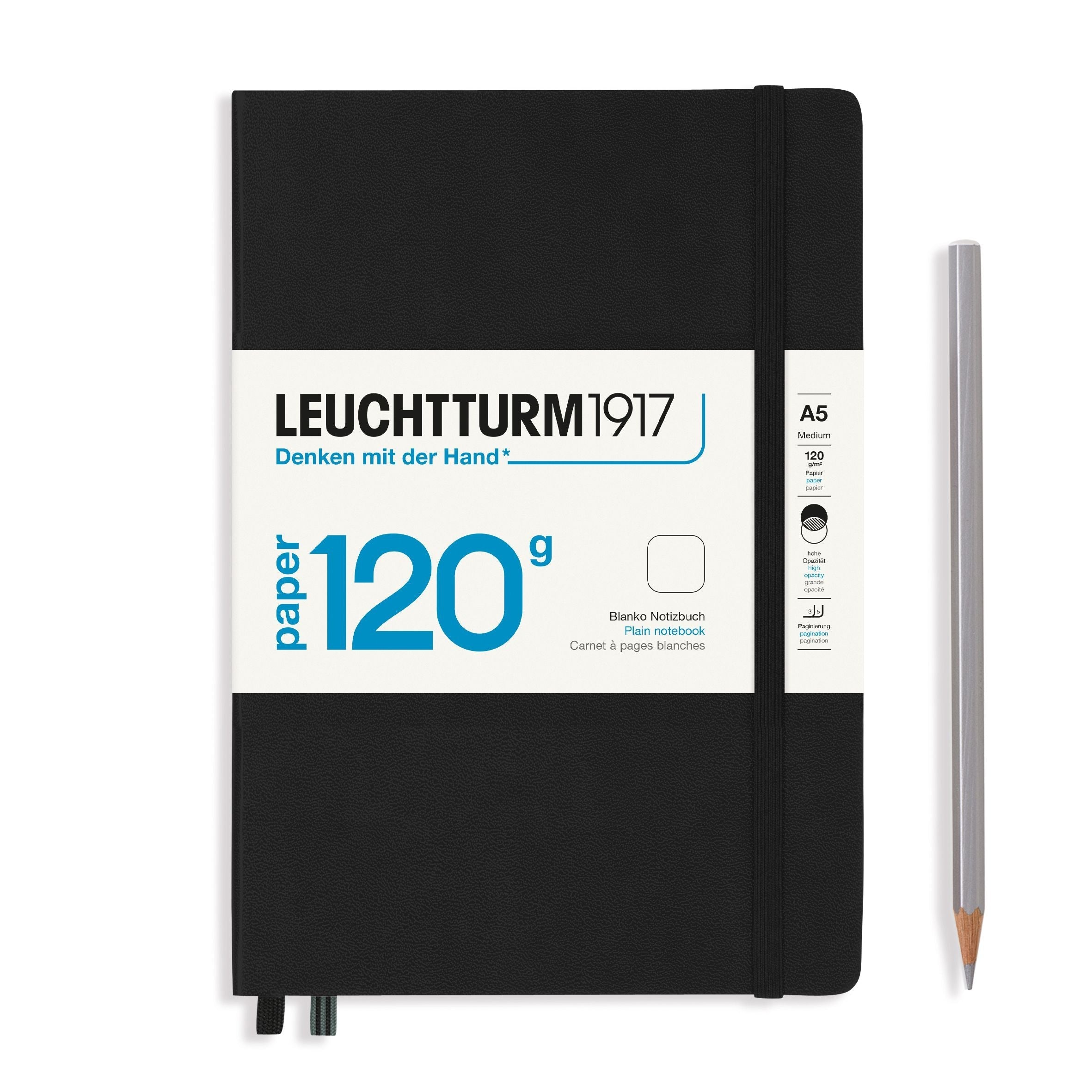 Carnet LEUCHTTURM1917 Edition 120G - A5 - Hardcover - Uni - Black - 4004117597008