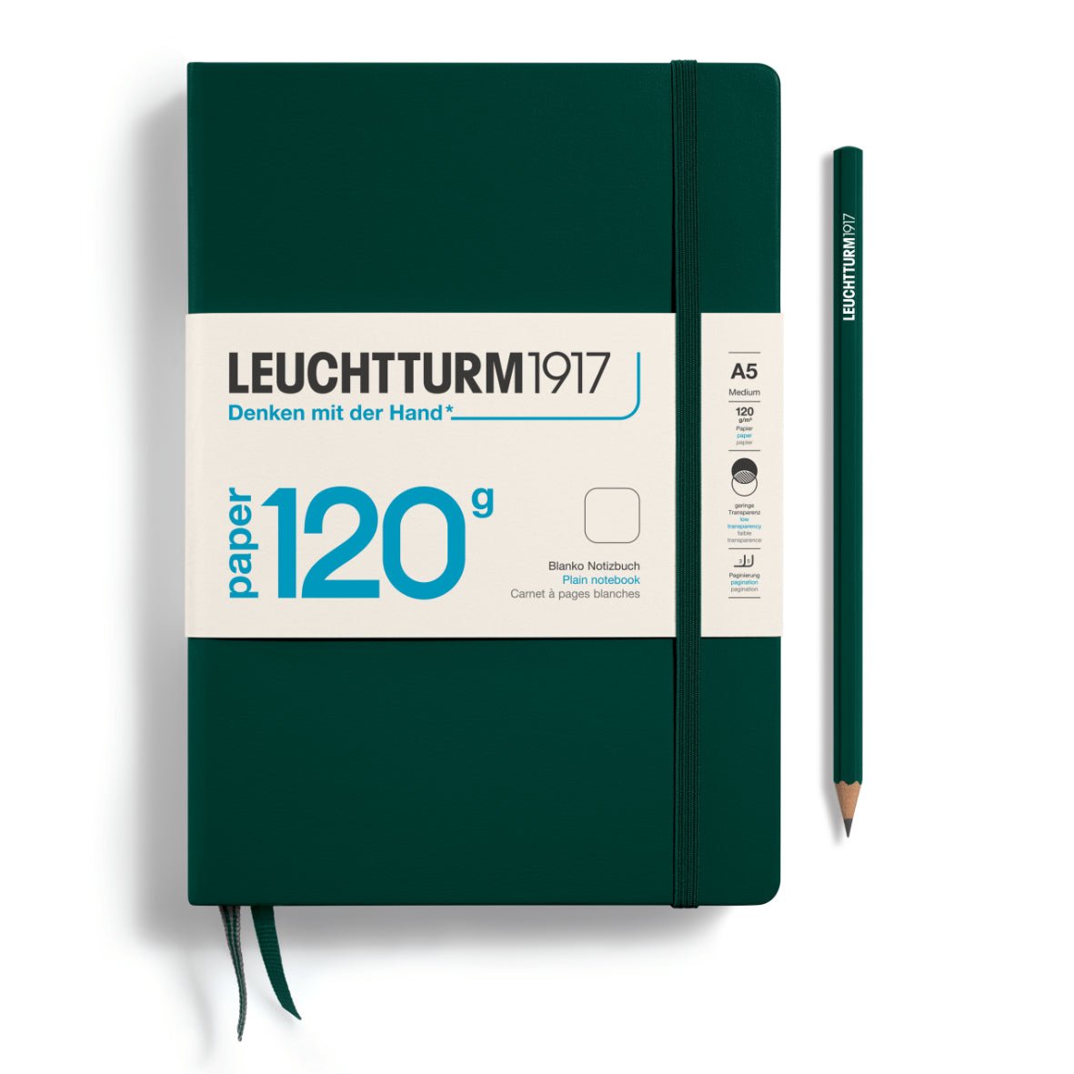 Carnet LEUCHTTURM1917 Edition 120G - A5 - Hardcover - Uni - Forest Green - 4004117648281