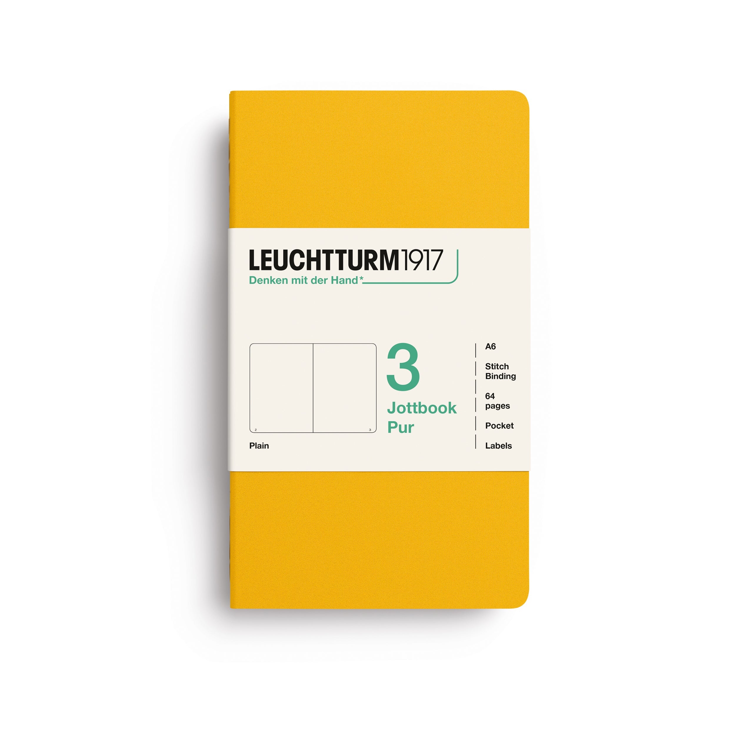 Carnet LEUCHTTURM1917 Jottbook Pur - A6 - Softcover - Uni - Sunflower - 4070292006413