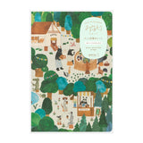 Carnet MIDORI Notebook Yuru Log - B6 - Pointillé - Animaux de la Forêt