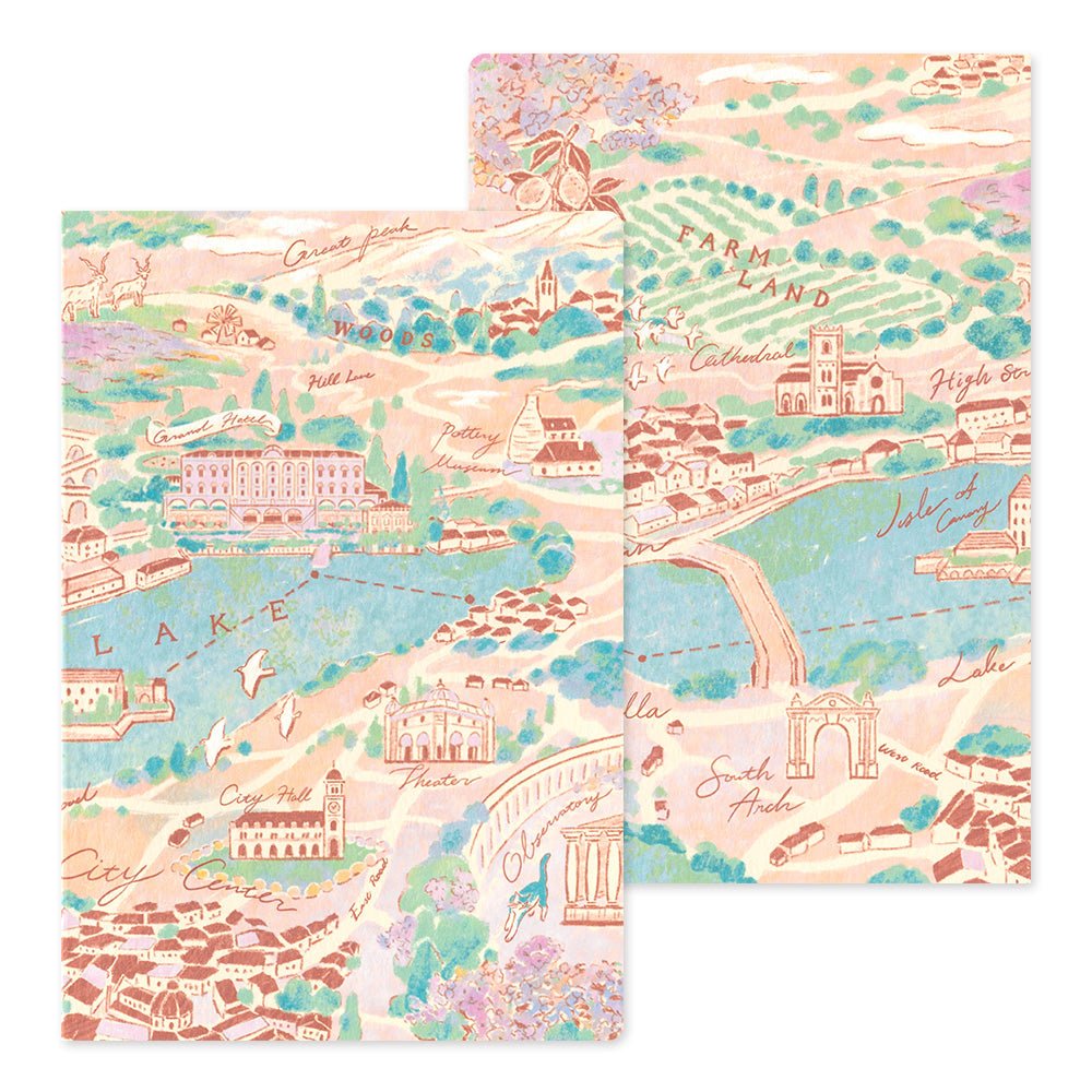 Carnet MIDORI Notebook Yuru Log - B6 - Pointillé - Voyage -