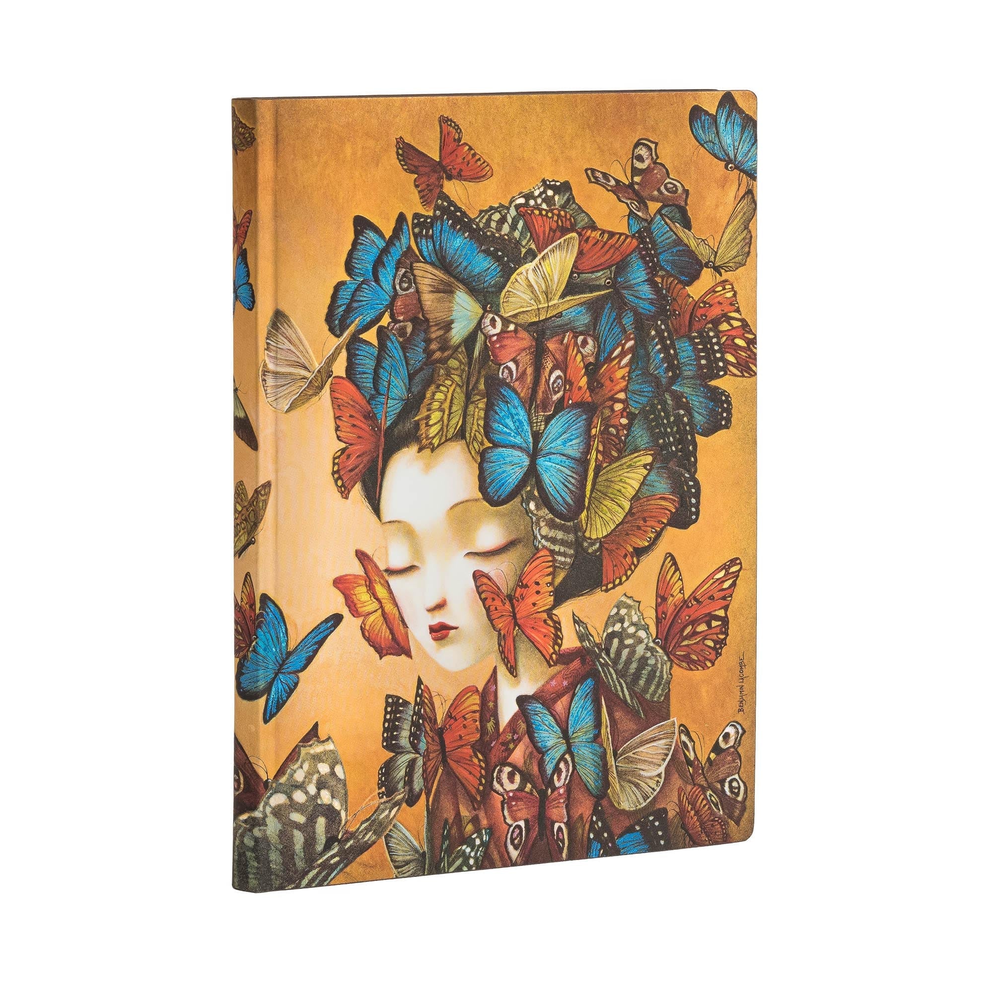 Carnet PAPERBLANKS Madame Butterfly - Midi - Softcover - Ligné - 176p - 9781439765258