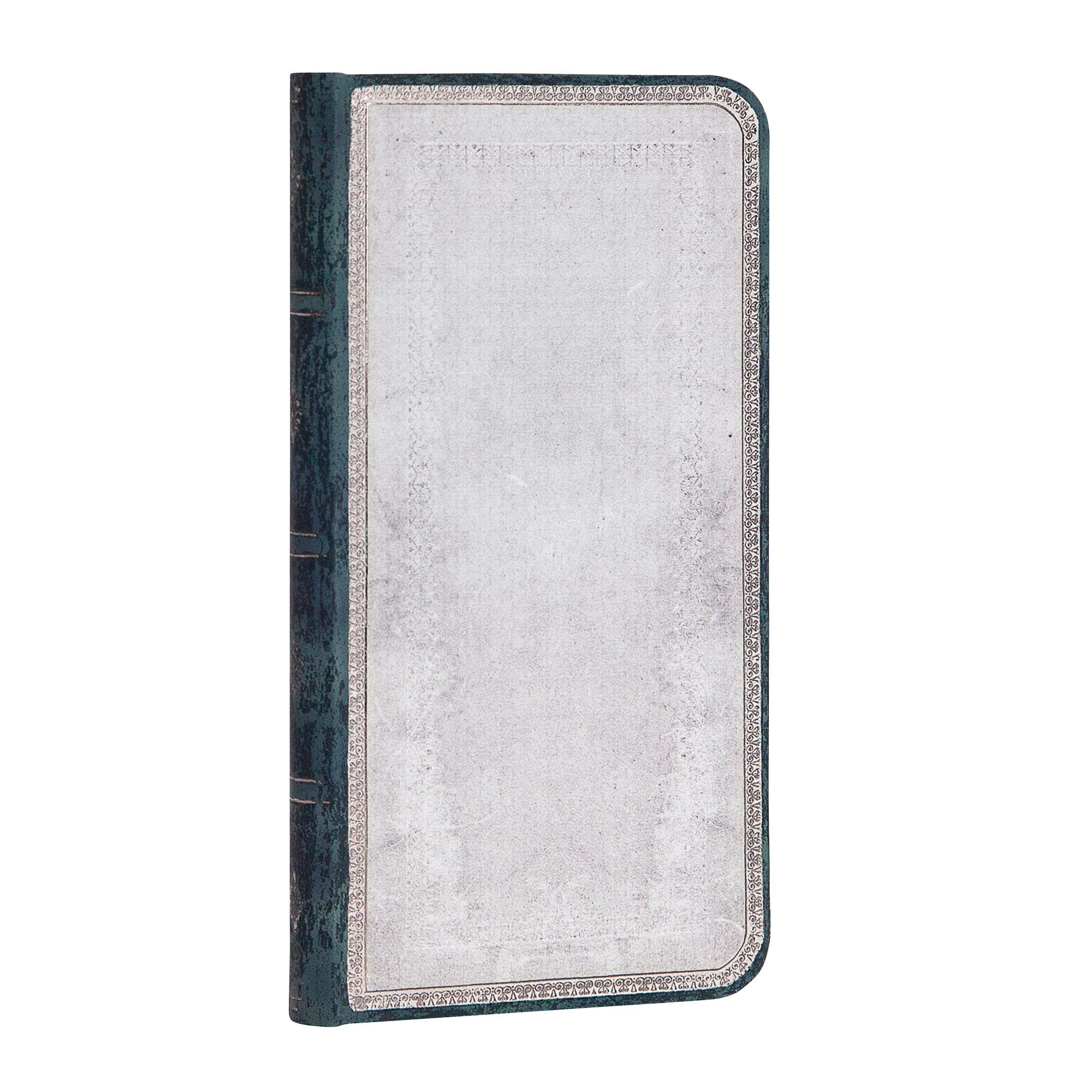 Carnet PAPERBLANKS Silex Blanc - Slim - Hardcover - Ligné - 176p - 9781439754450