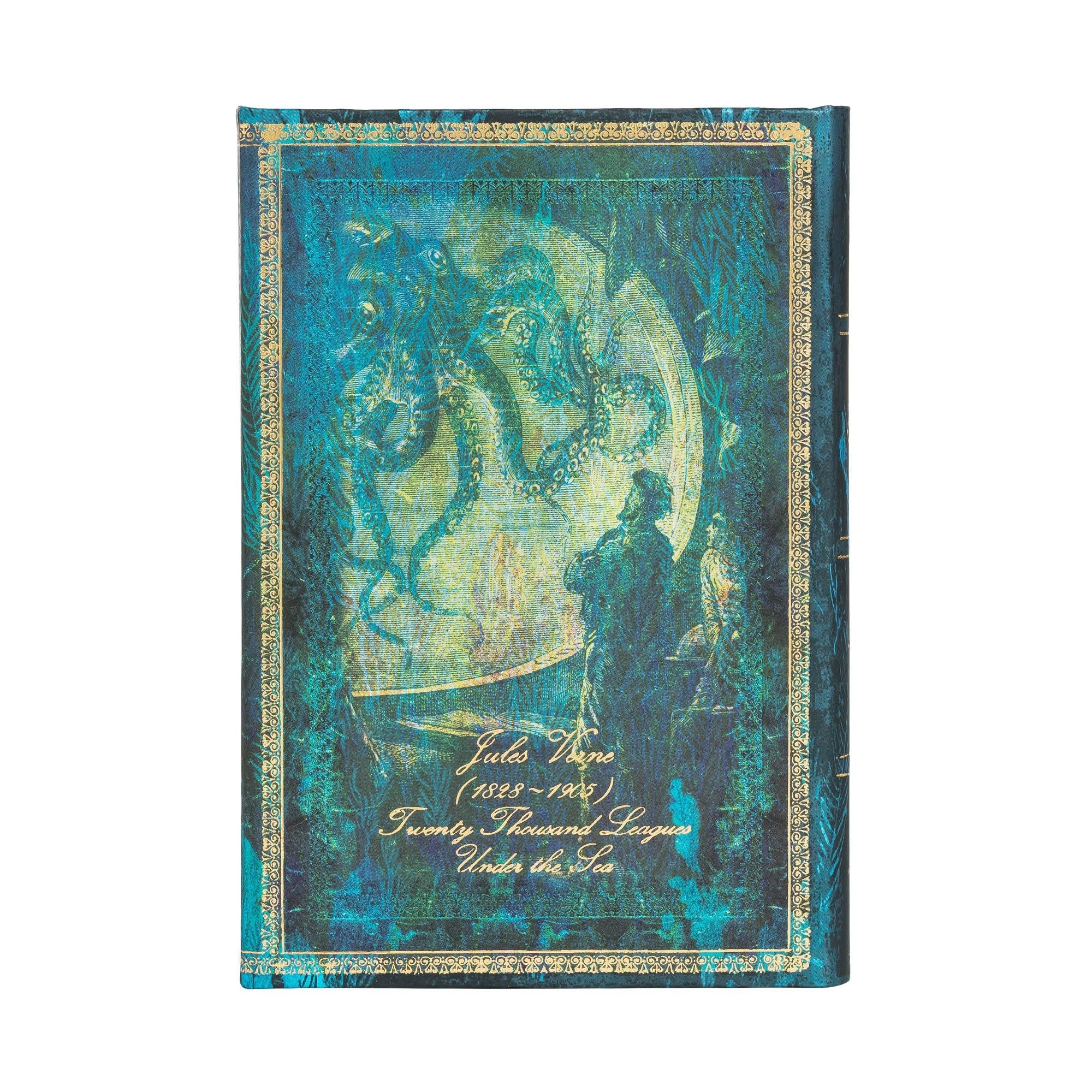 Carnet PAPERBLANKS Verne, Vingt Mille Lieues - Mini - Hardcover - Ligné - 176p - 9781439764947