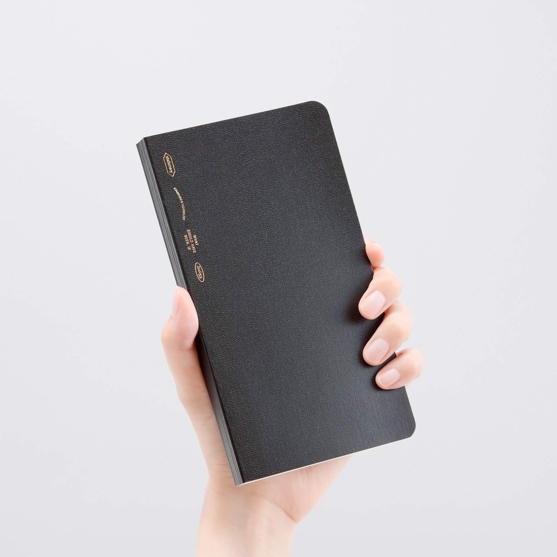 Carnet STÁLOGY 1/2 Year Notebook - B6 Slim - Softcover - Quadrillé - Black - 4904140081881