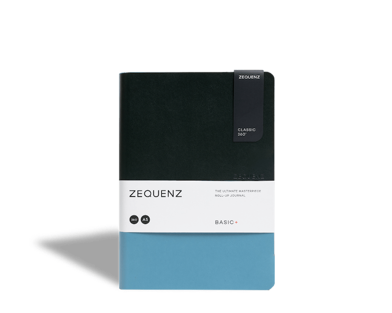 Carnet ZEQUENZ Basic+ - A5 - Quadrillé - Emerald Lagoon -