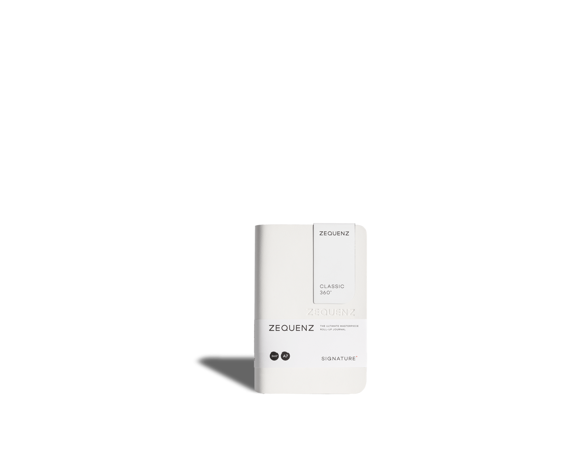 Carnet ZEQUENZ Signature Classic - A7 - Quadrillé - White - 8859340500457
