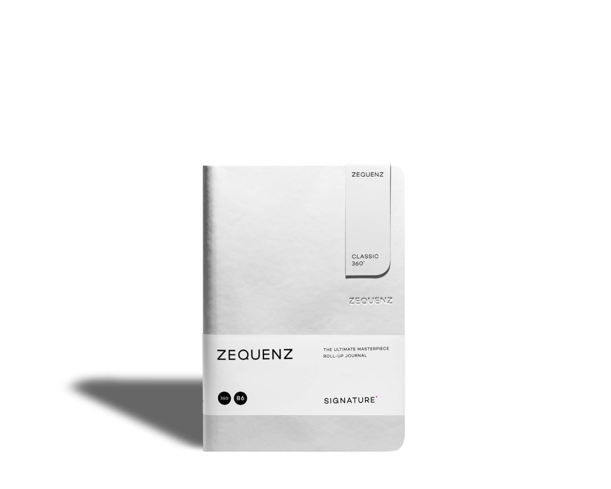 Carnet ZEQUENZ Signature Lite - B6 - Quadrillé - White - 8859340500716