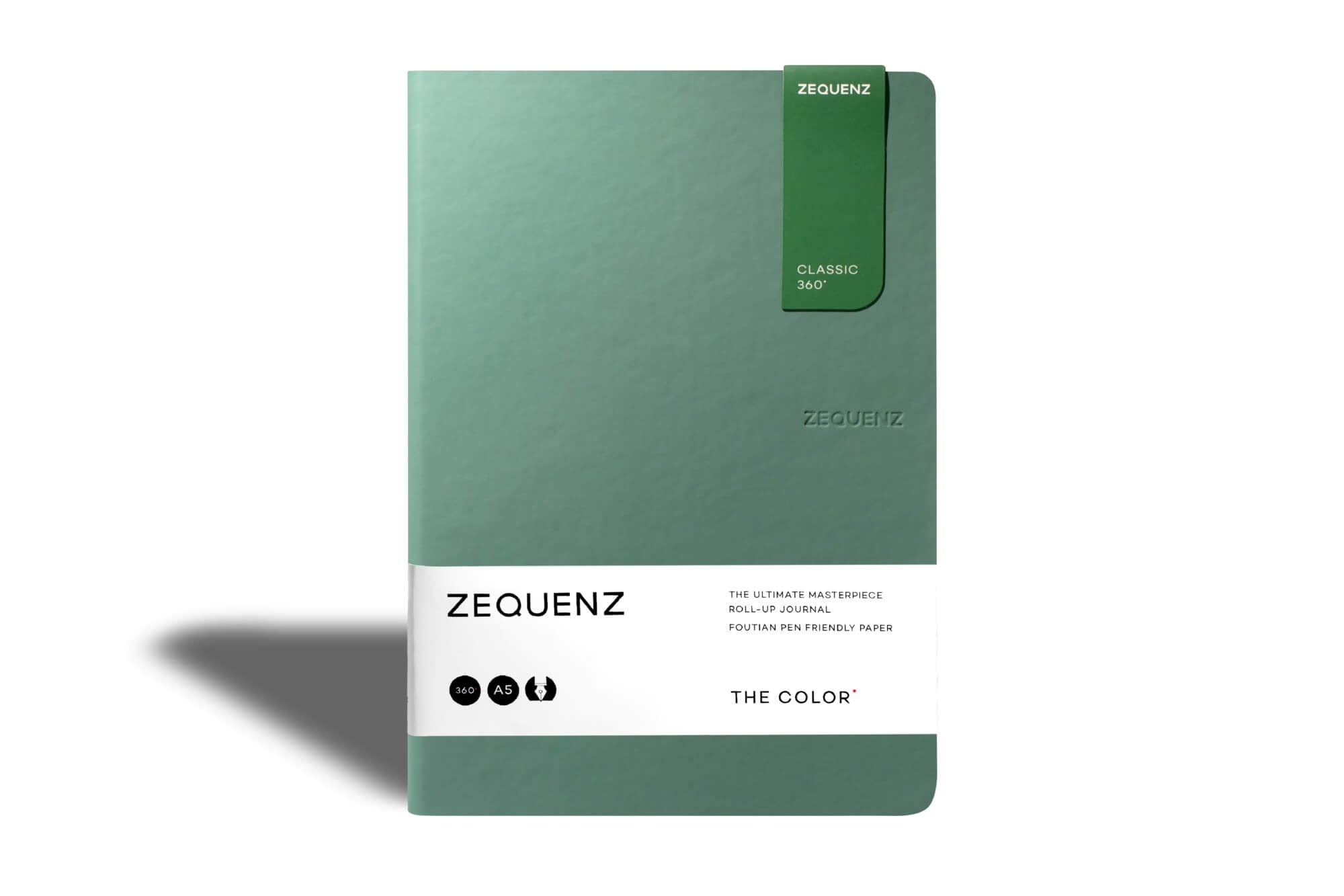 Carnet ZEQUENZ The Color - A5 - Quadrillé - Jade - 8859340511767