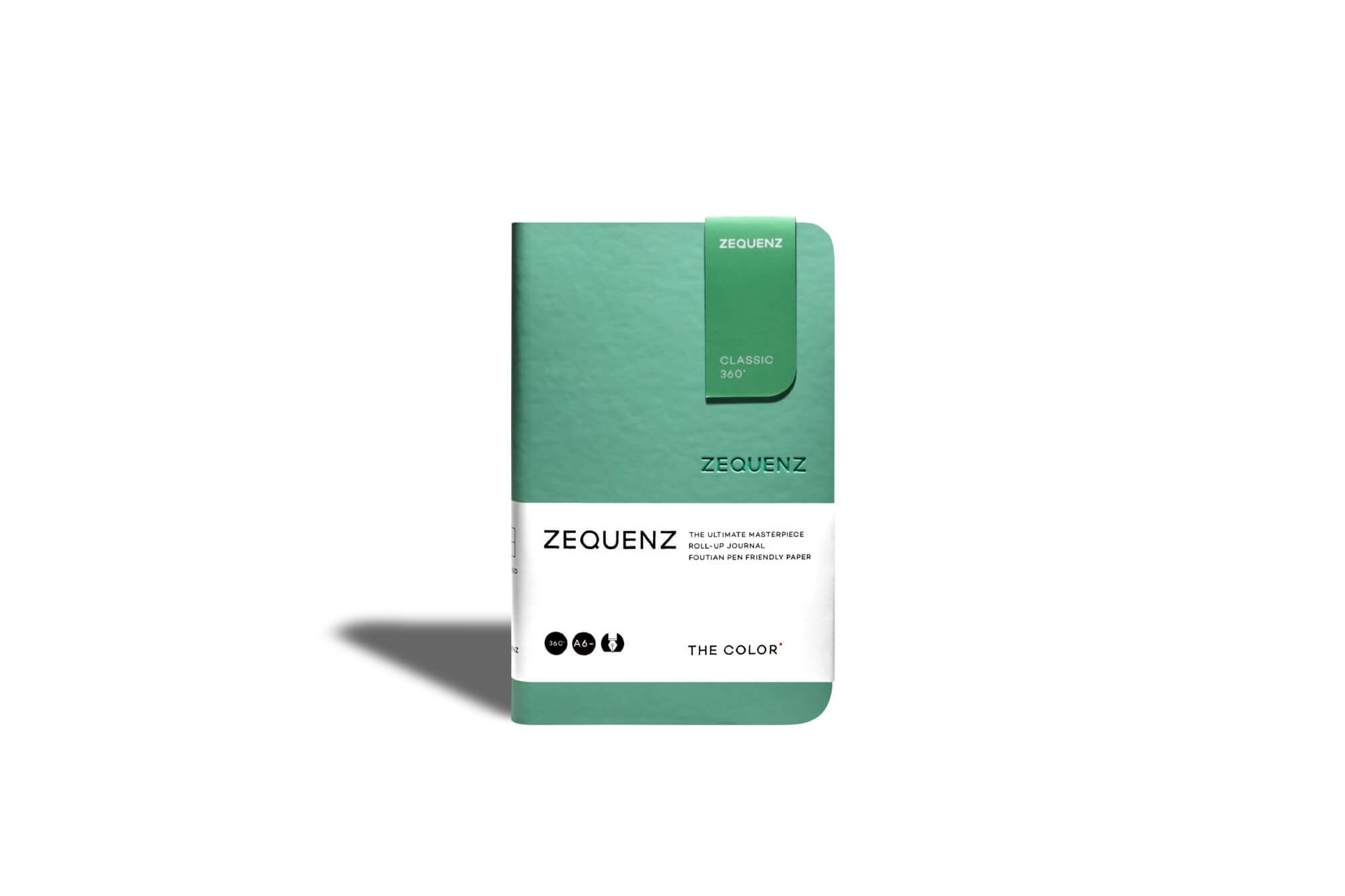 Carnet ZEQUENZ The Color - A6 - Ligné - Fern - 8859340517677