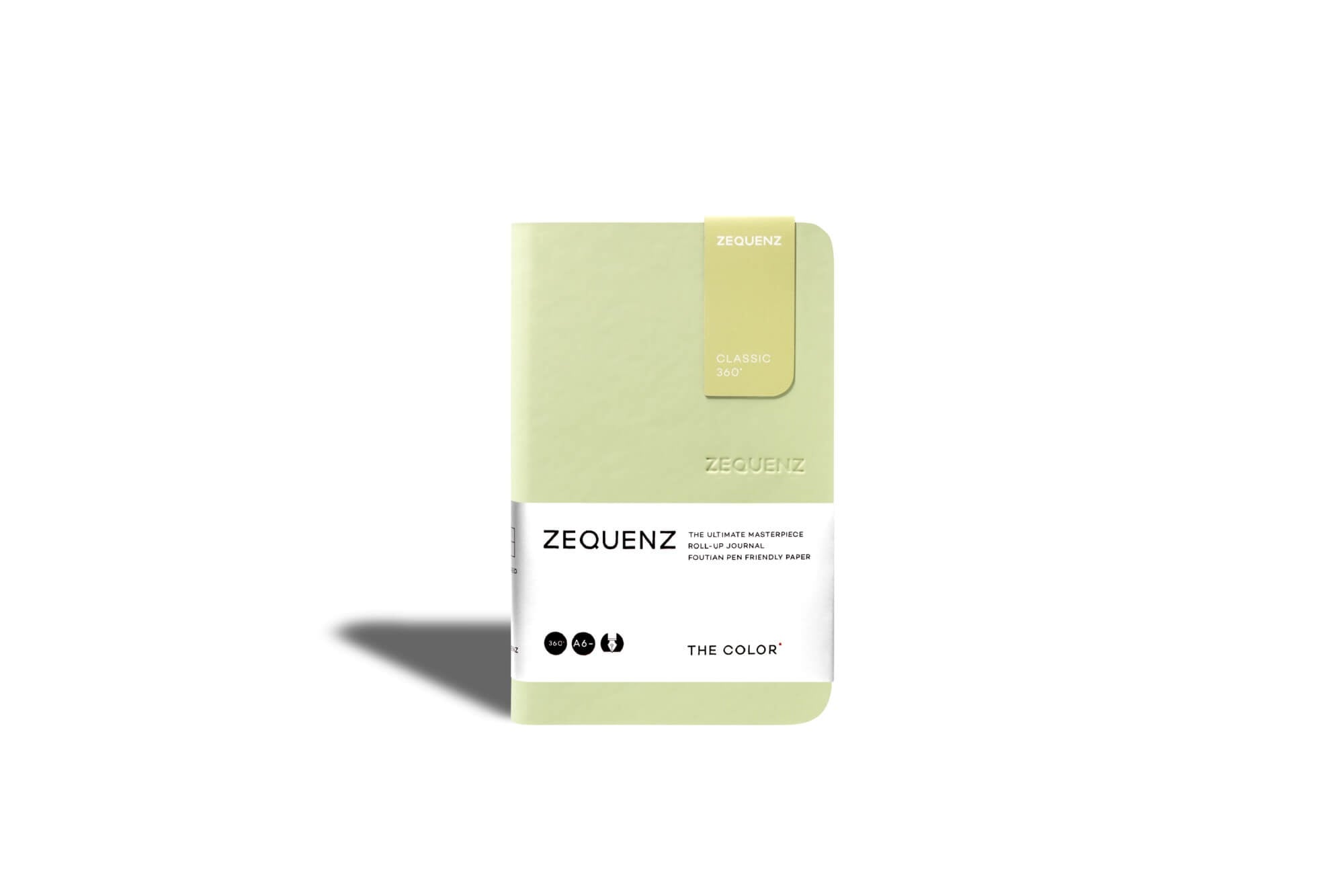 Carnet ZEQUENZ The Color - A6 - Ligné - Olive - 8859340512771