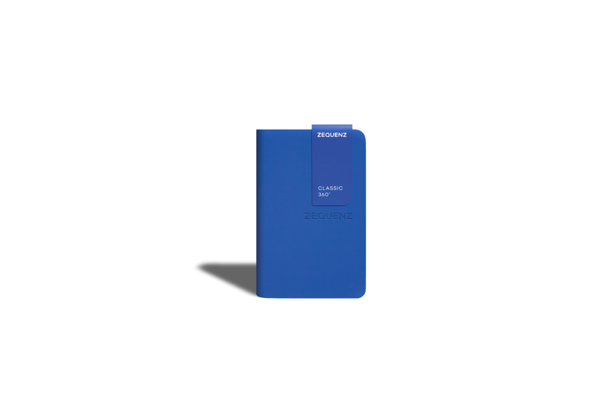 Carnet ZEQUENZ The Color - A7 - Pointillé - Royal Blue -