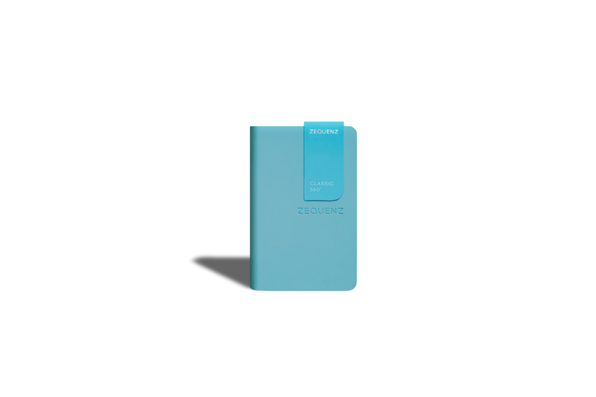 Carnet ZEQUENZ The Color - A7 - Pointillé - Turquoise -