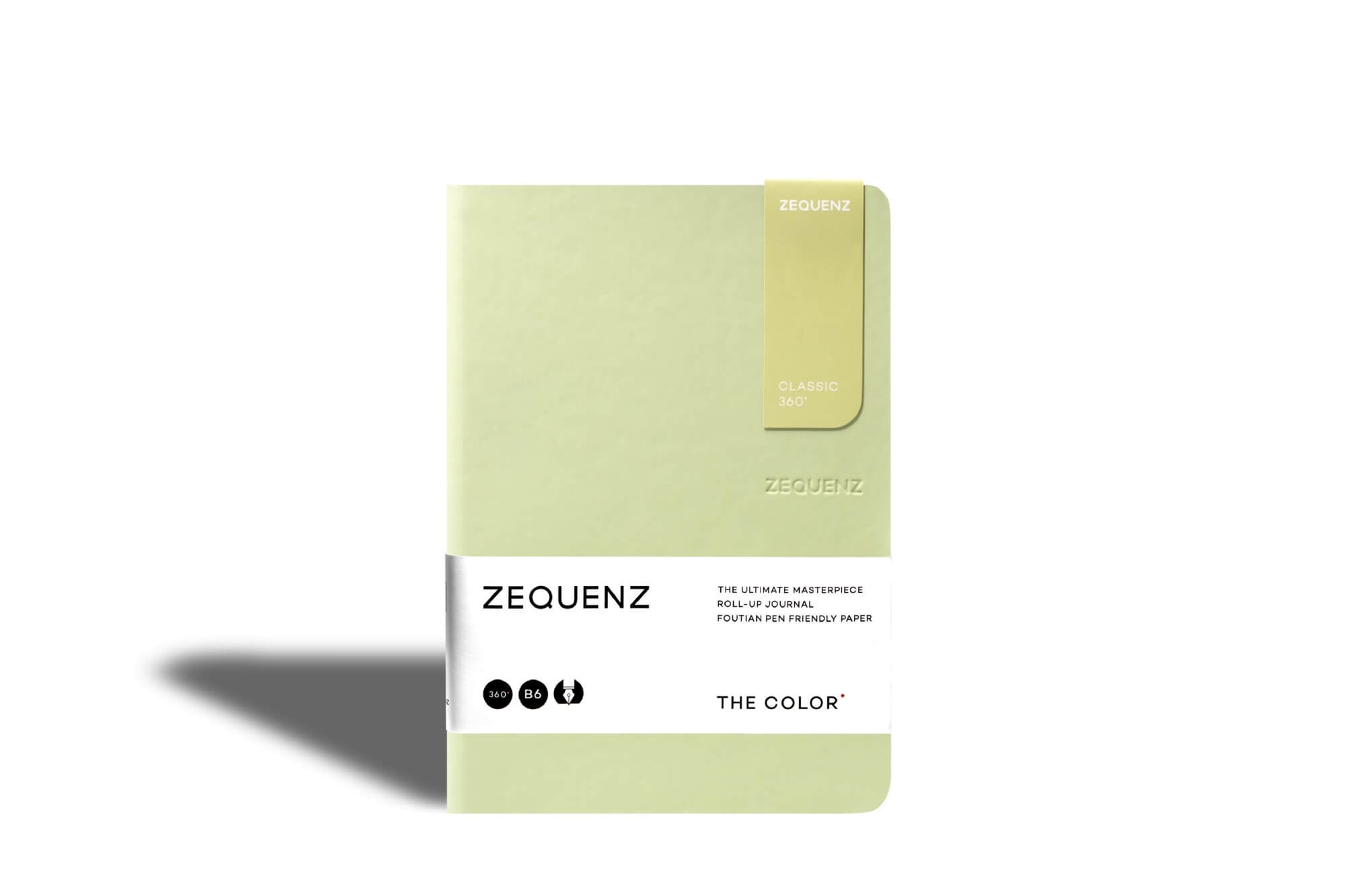 Carnet ZEQUENZ The Color - B6 - Ligné - Olive - 8859340512177