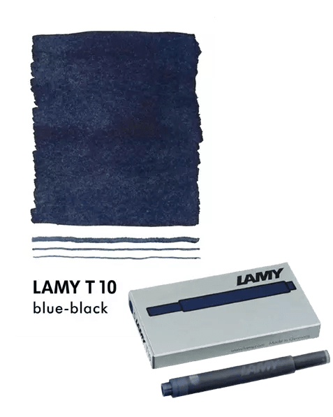 Cartouches d'encre LAMY T10 - Bleu - Noir - 4014519106555