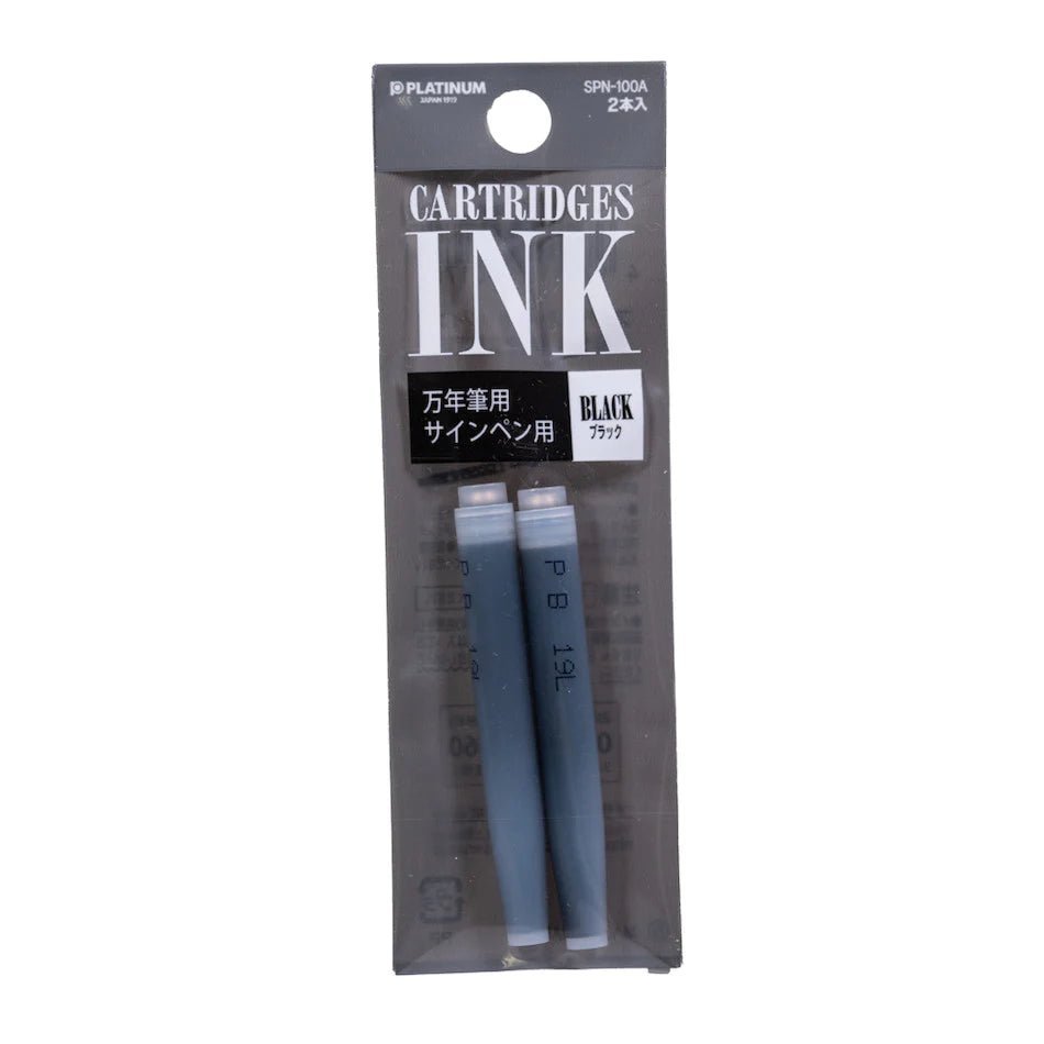 Cartouches d'encre PLATINUM - Blister - Noir - 4977114940170