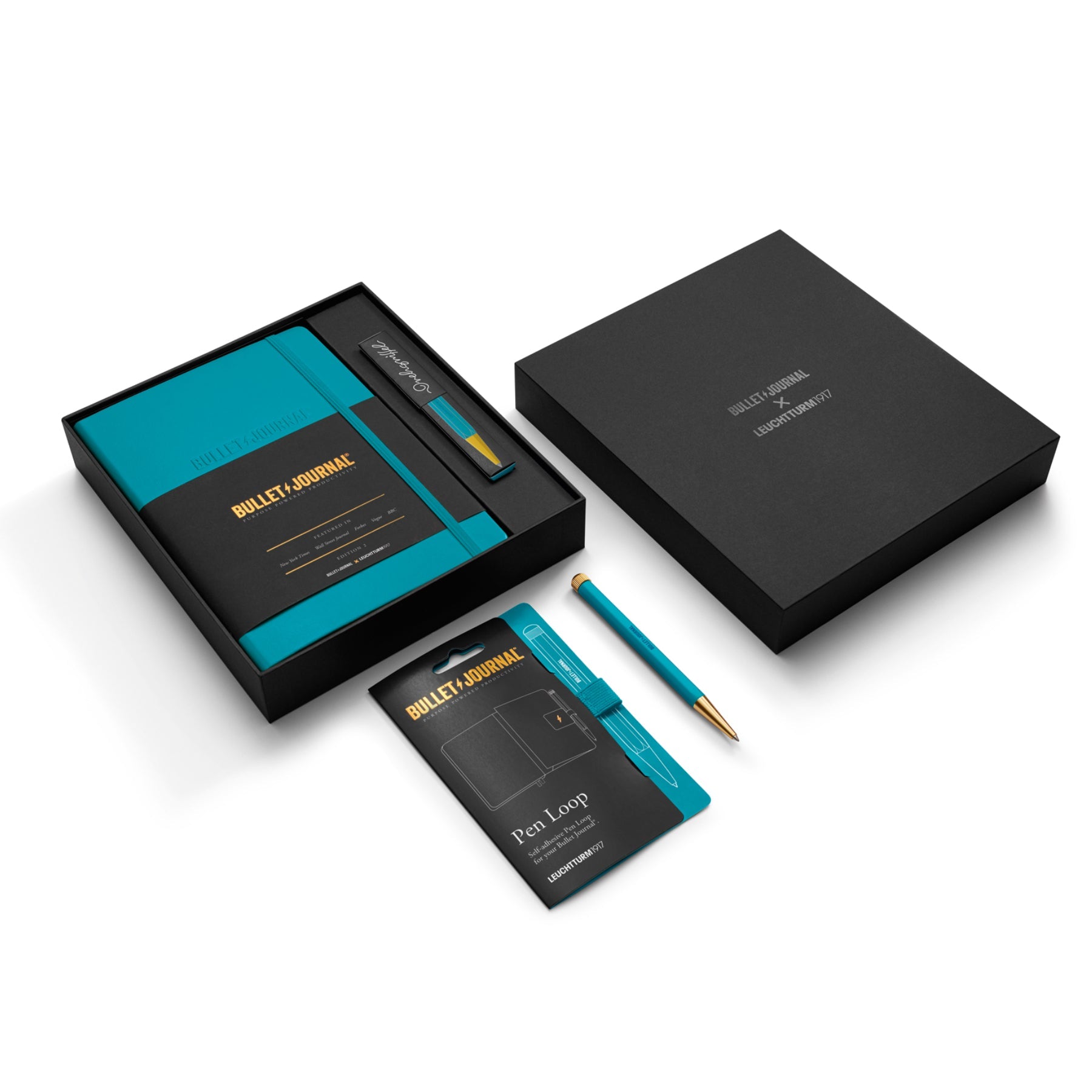 Coffret Cadeau LEUCHTTURM1917 Bullet Journal - Turquoise 25 -