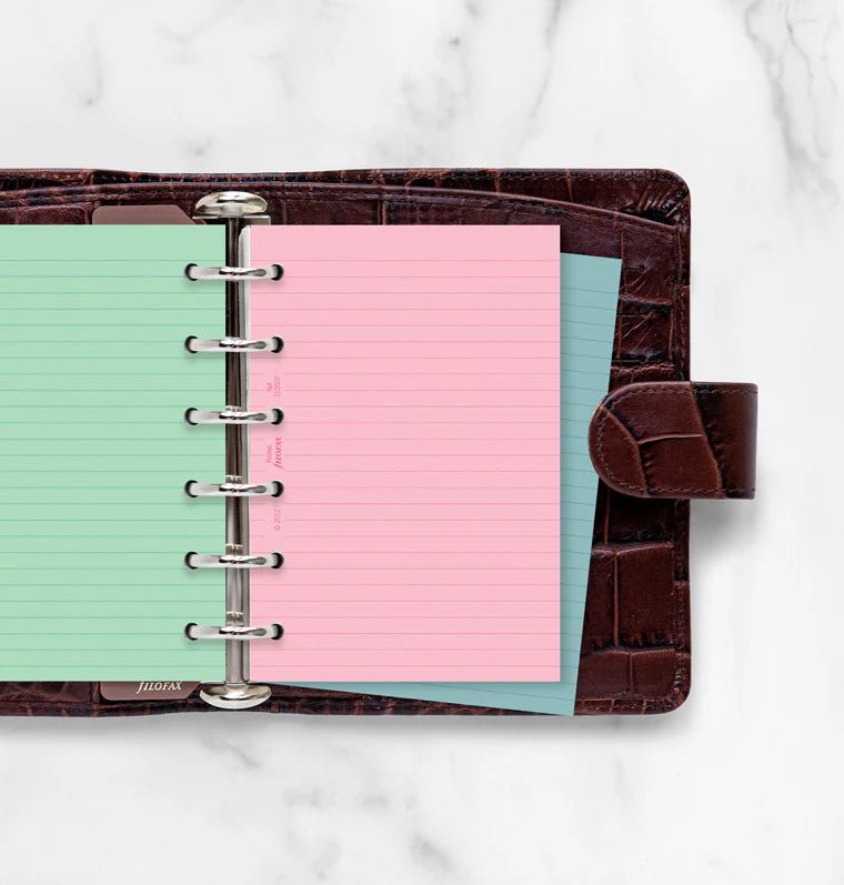 Feuilles de notes lignées FILOFAX - Assortiment Fashion - Pocket - Pocket - Ligné - 5015142161941