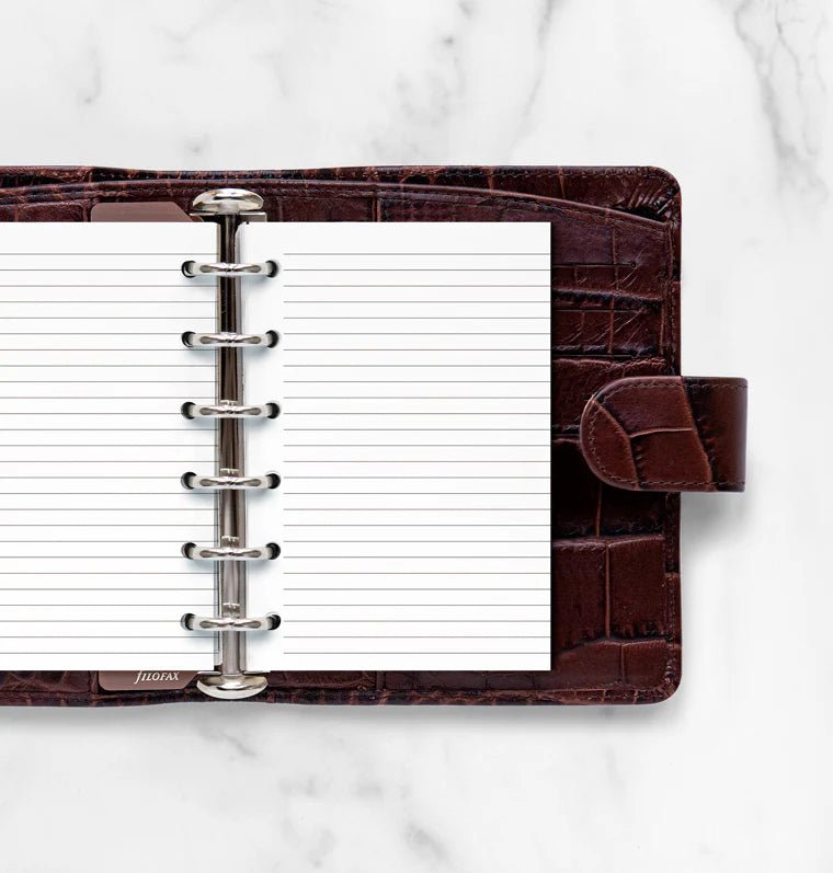 Feuilles de notes lignées FILOFAX - Blanc - Pocket - Pocket - Ligné - 5015142600013