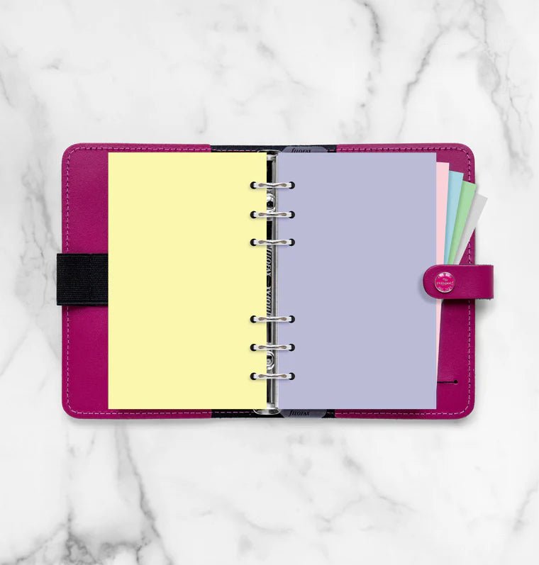 Feuilles de notes unies FILOFAX - Assortiment Pastel - Personal - Personal - Uni - 5015142278045
