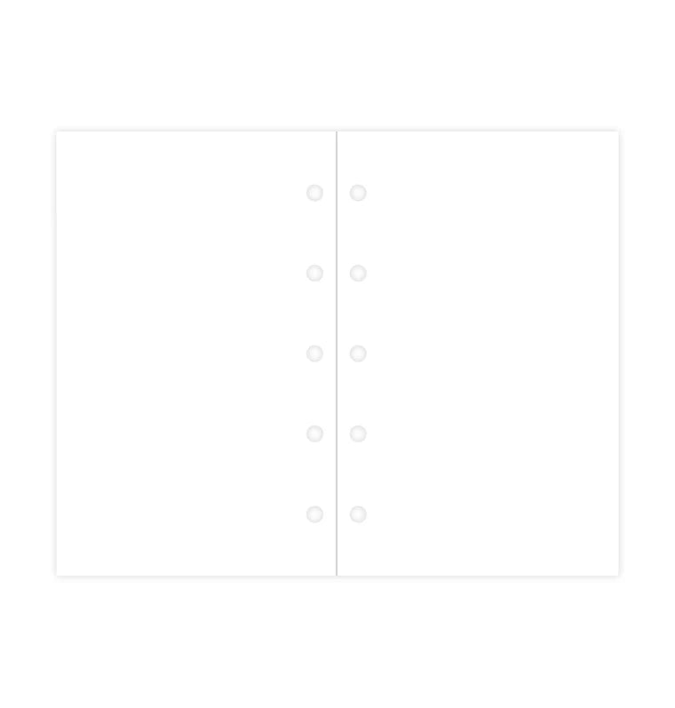 Feuilles de notes unies FILOFAX - Blanc - Mini - Mini - Uni - 5015142103712