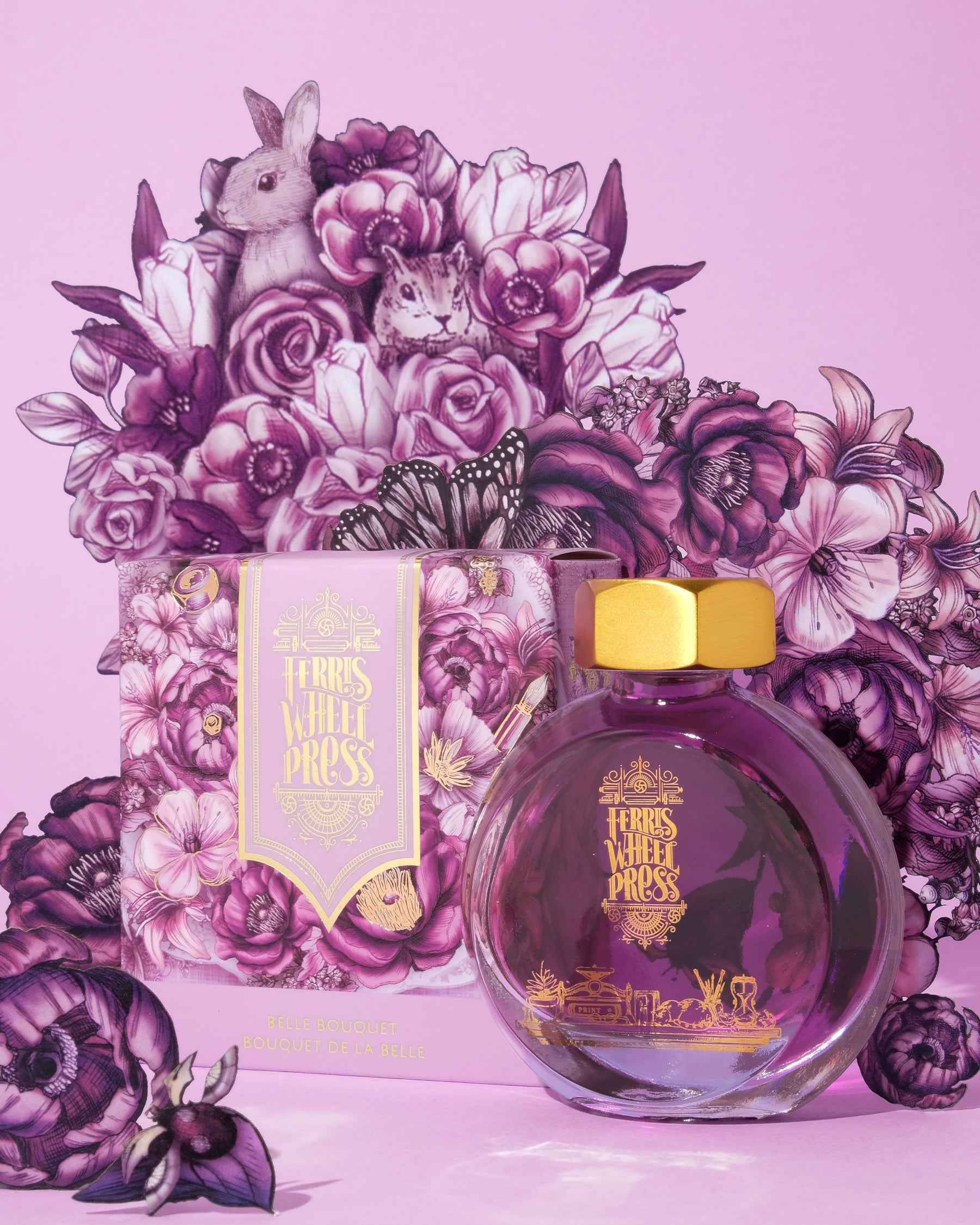 Flacon d'encre FERRIS WHEEL PRESS - Everyday Ink - Belle Bouquet (38ml) - 818351006424