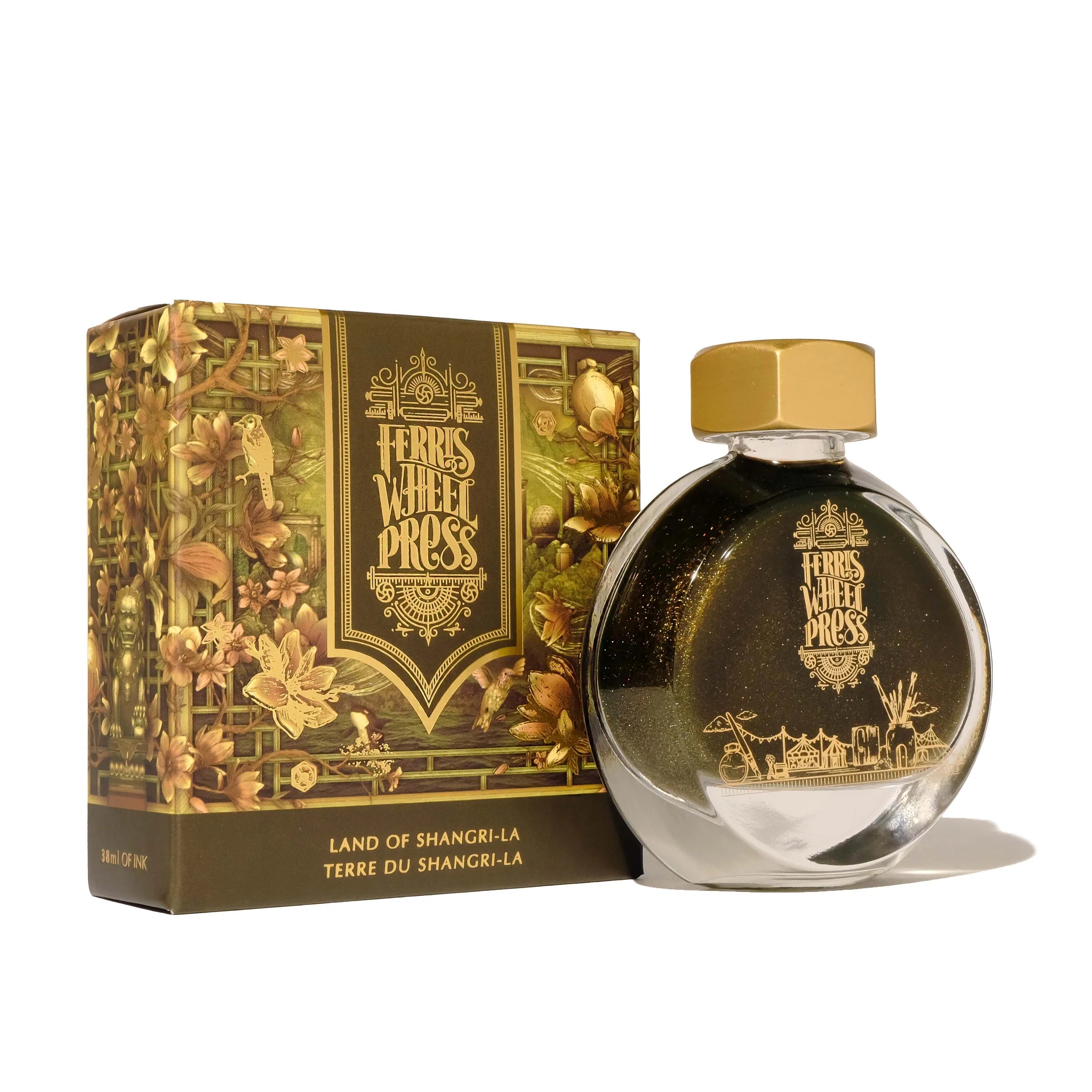 Flacon d'encre FERRIS WHEEL PRESS - Everyday Ink | Curious Collaborations Series | Shangri La Hotels - Land of Shangri - la (38ml) -