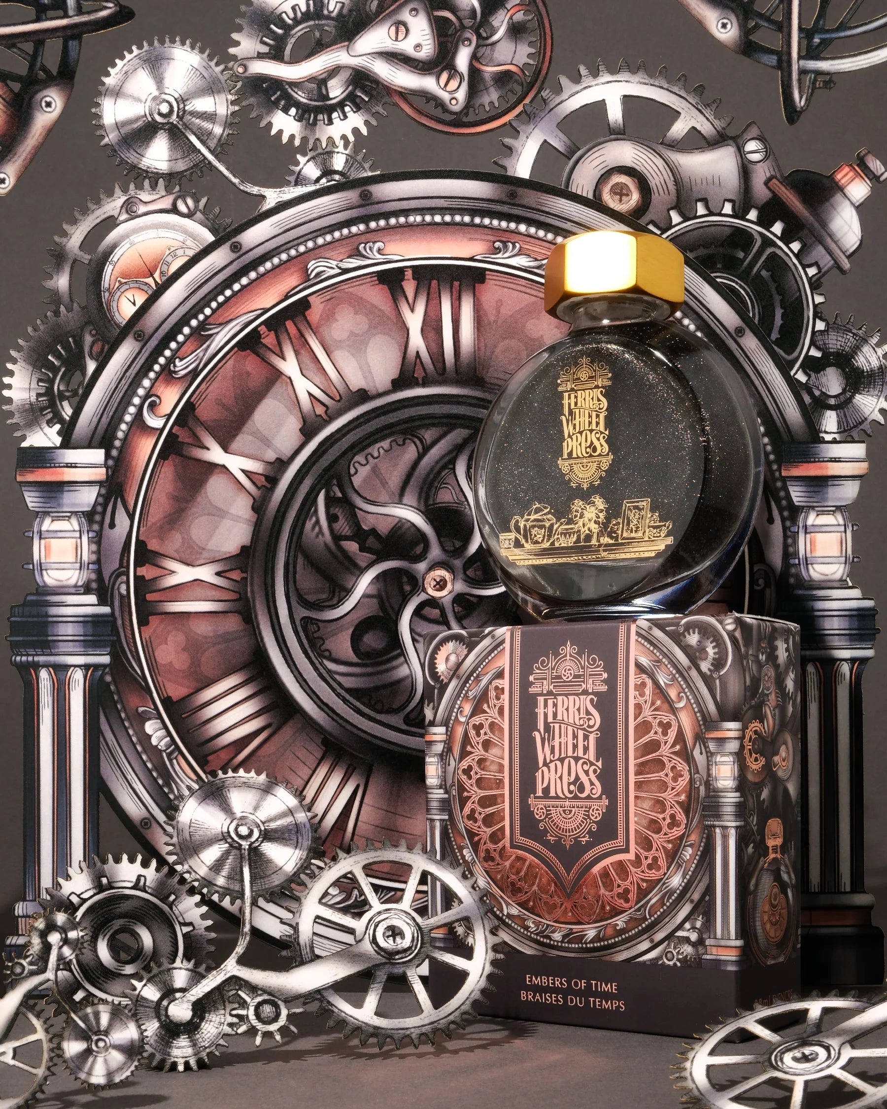 Flacon d'encre FERRIS WHEEL PRESS - Everyday Ink - Embers of Time (38ml) - 818351005670
