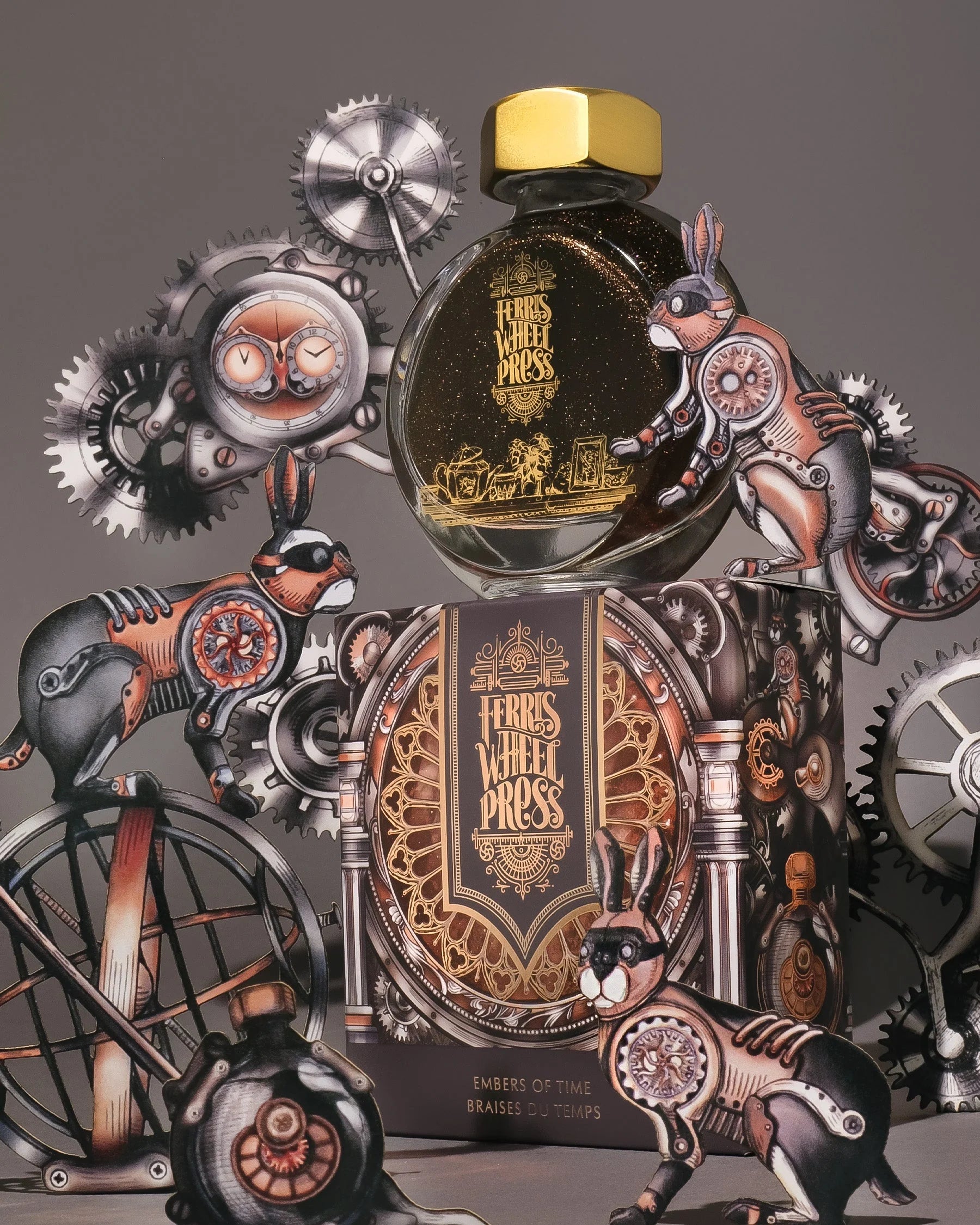 Flacon d'encre FERRIS WHEEL PRESS - Everyday Ink - Embers of Time (38ml) - 818351005670