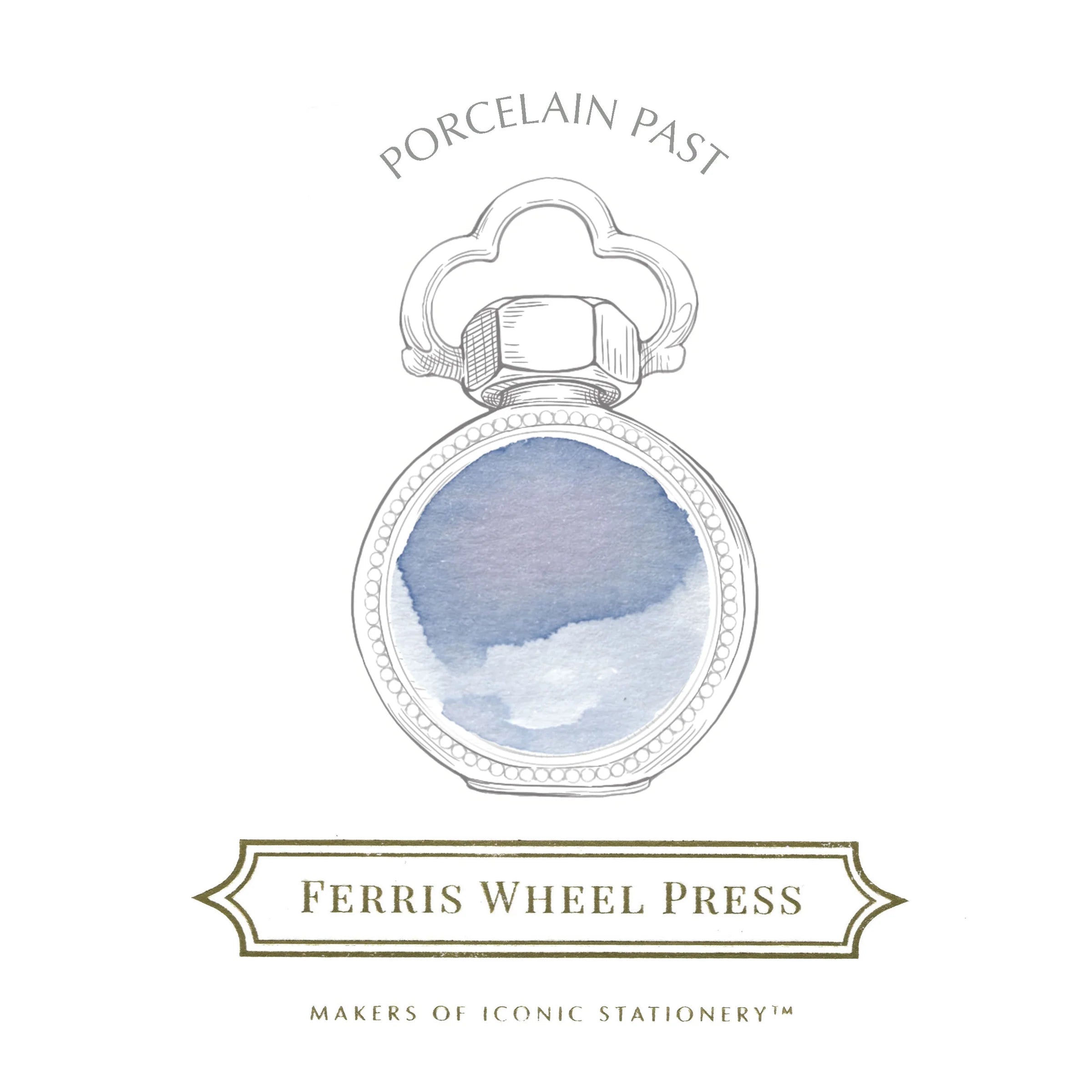 Flacon d'encre FERRIS WHEEL PRESS - Everyday Ink - Porcelain Past (38ml) - 818351006134