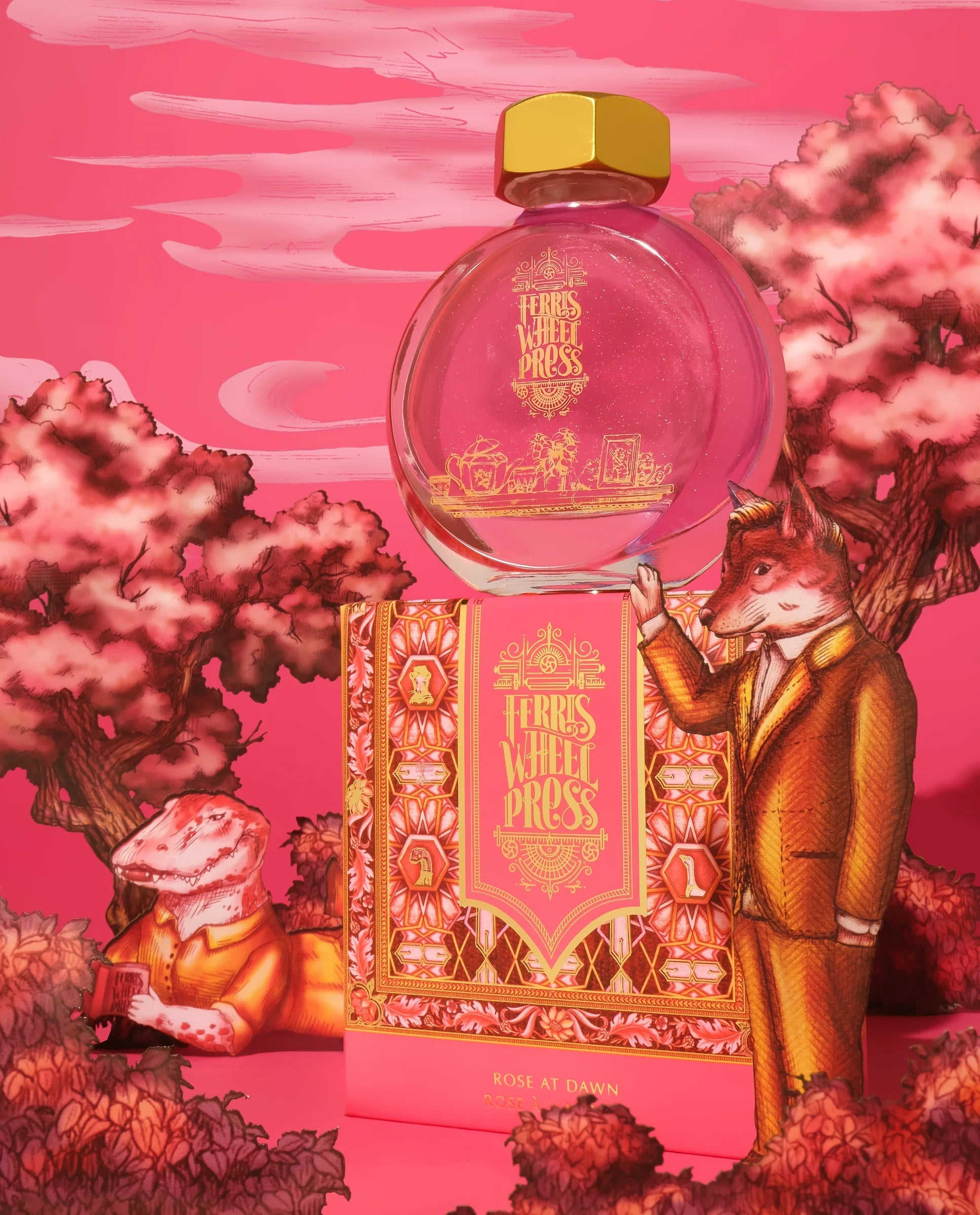 Flacon d'encre FERRIS WHEEL PRESS - Everyday Ink - Rose at Dawn (38ml) - 818351006141
