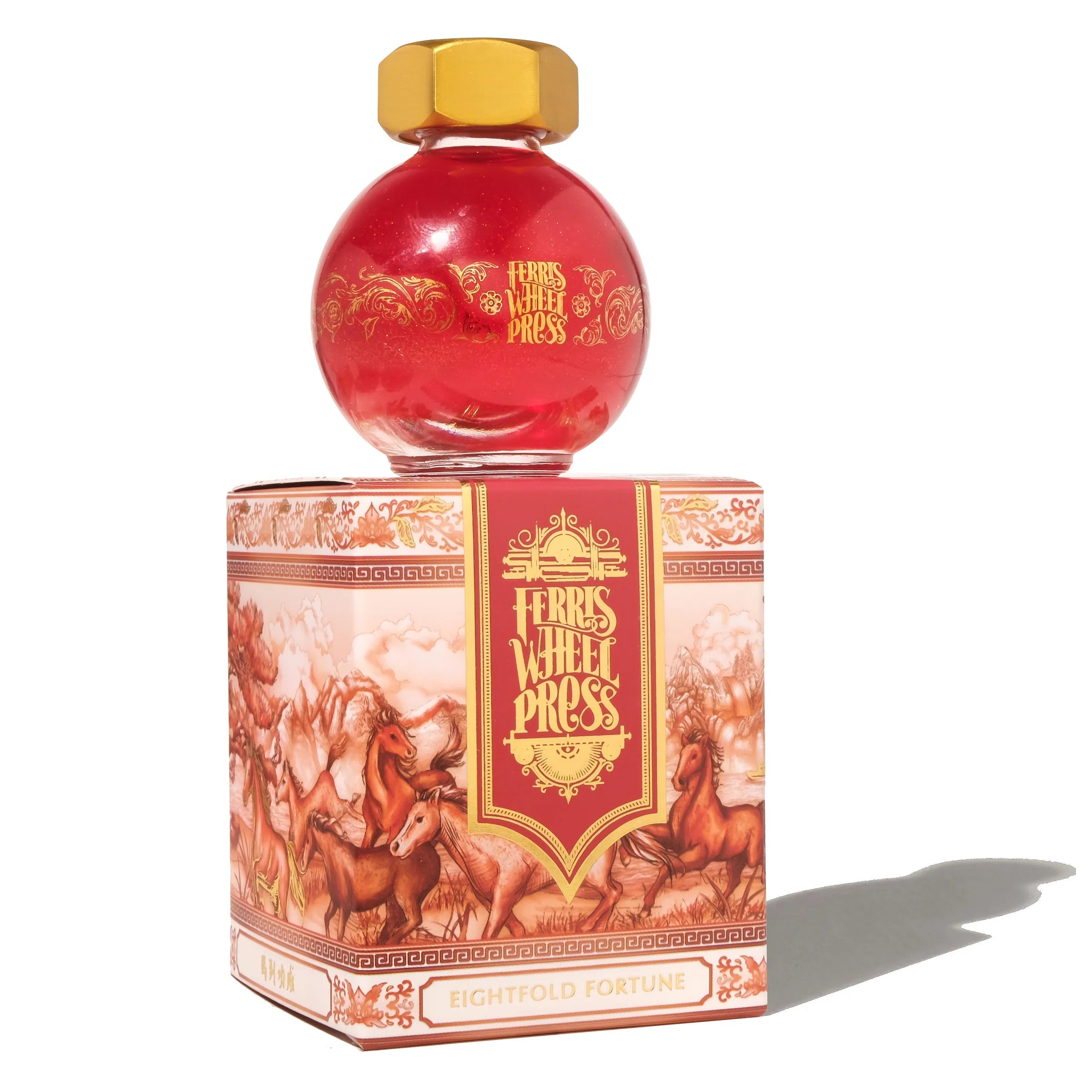 Flacon d'encre FERRIS WHEEL PRESS - FerriTales - 2026 Lunar New Year Special Edition | Eightfold Fortune (20ml) -