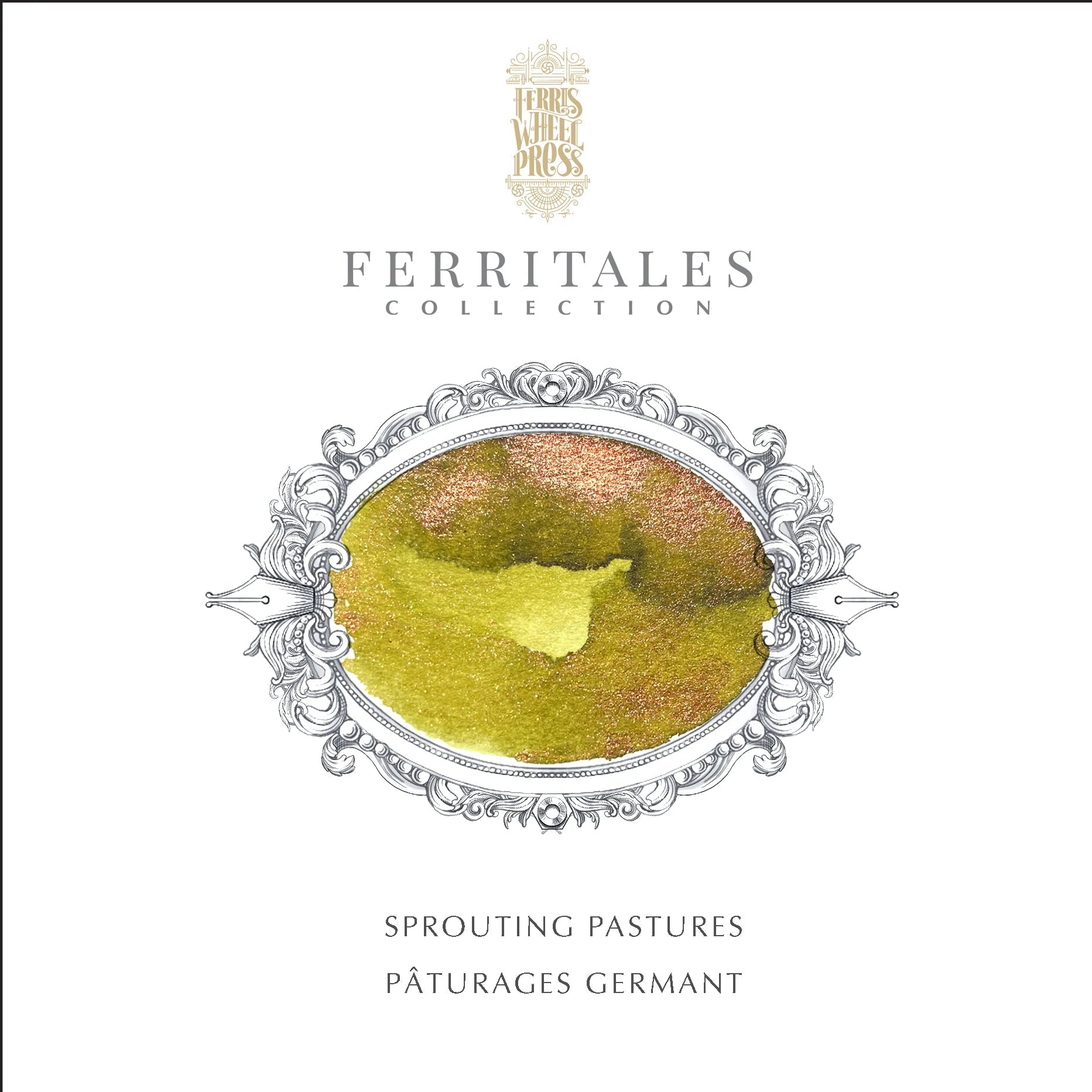 Flacon d'encre FERRIS WHEEL PRESS - FerriTales - Bestiary Series | Sprouting Pastures (20ml) -