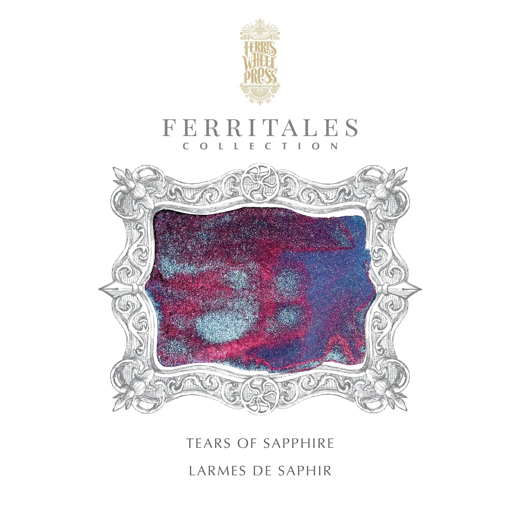 Flacon d'encre FERRIS WHEEL PRESS - FerriTales - Down the Rabbit Hole | Tears of Sapphire (20ml) -