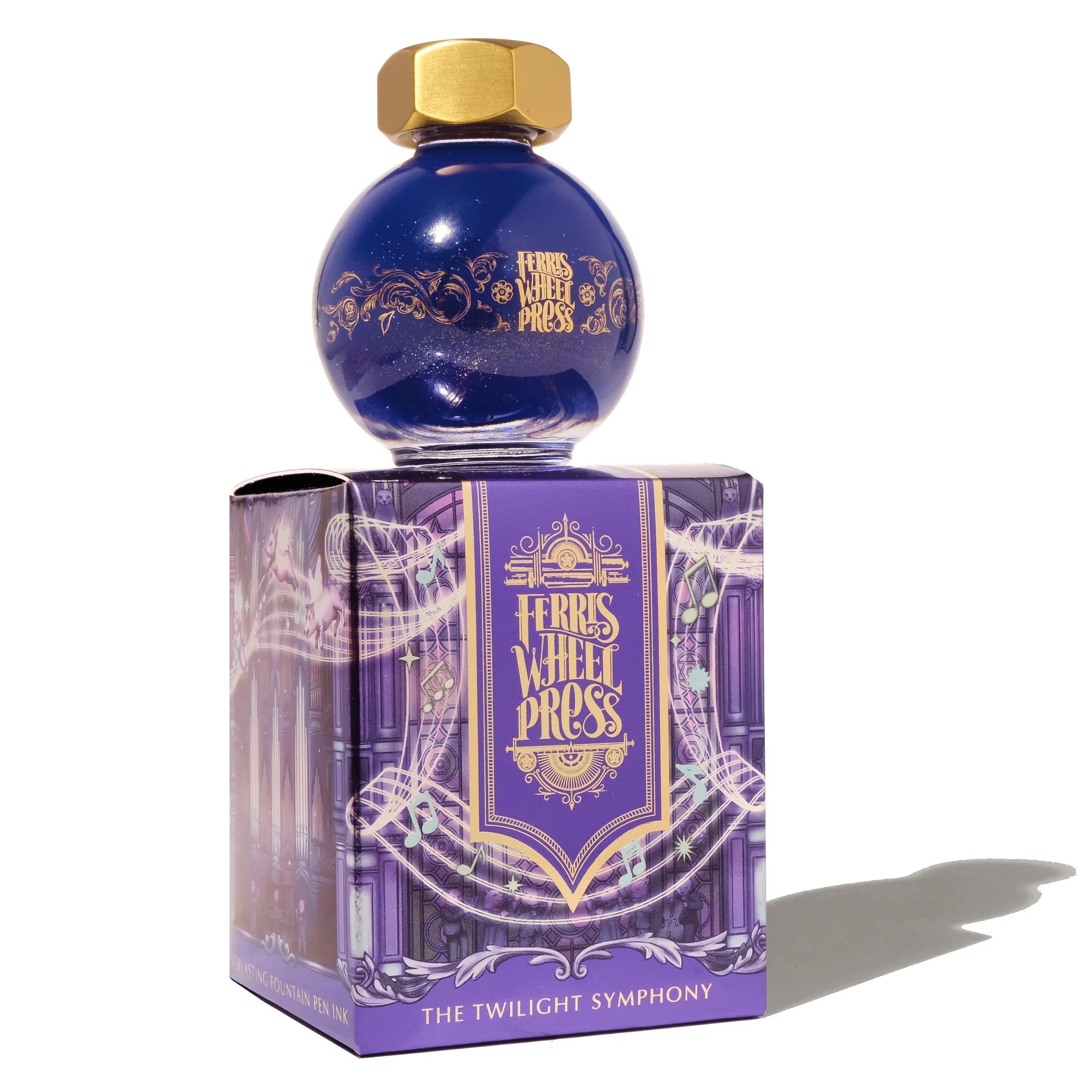 Flacon d'encre FERRIS WHEEL PRESS - FerriTales - Limited Edition 2026 - Everlasting Fountain Pen Ink | The Twilight Symphony (20ml) -