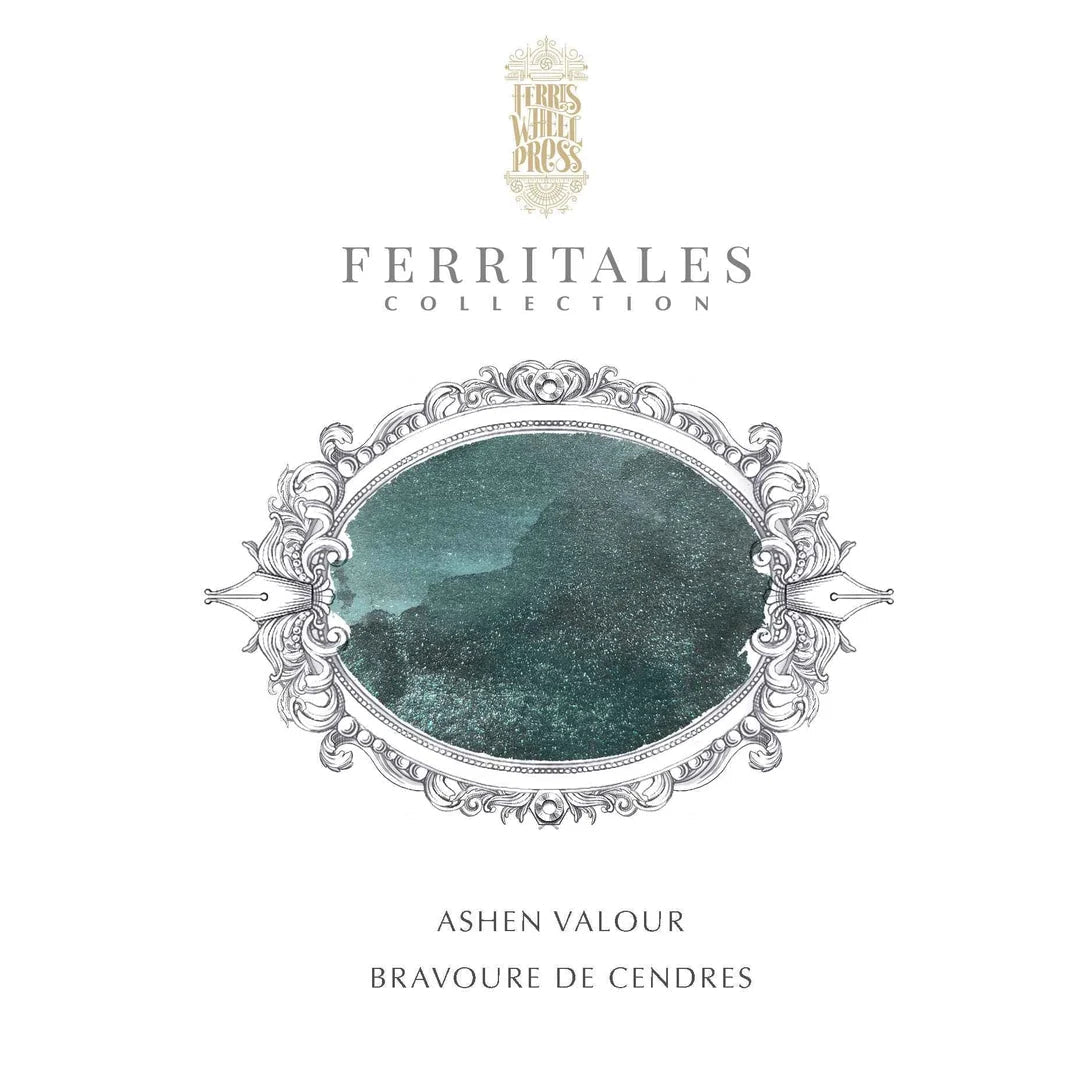Flacon d'encre FERRIS WHEEL PRESS - FerriTales - The Book of Knights Series | Ashen Valour (20ml) - 818351007667