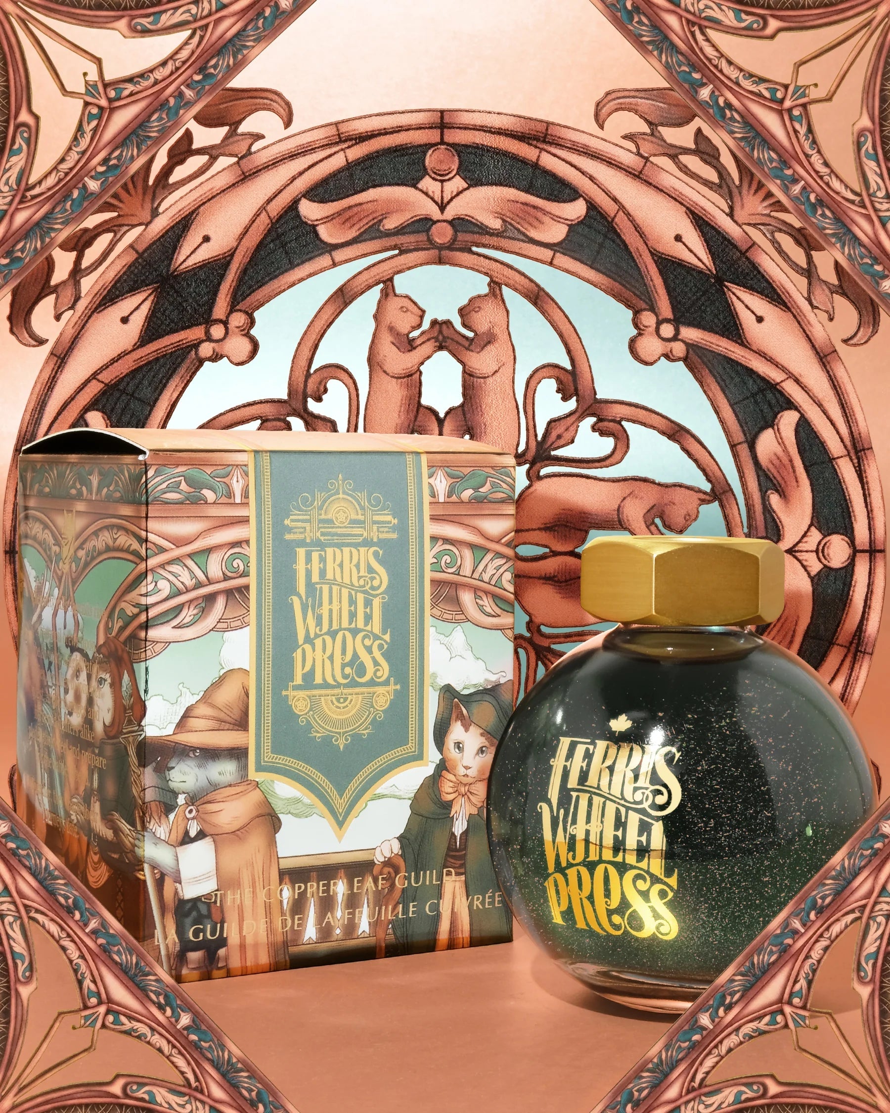 Flacon d'encre FERRIS WHEEL PRESS - FerriTales - The Book of Knights Series | The Copperleaf Guild (20ml) -