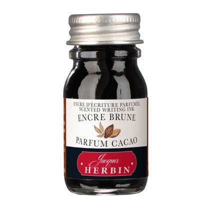 Flacon d'encre JACQUES HERBIN - Encre d'écriture parfumée - Parfum Cacao (10ml) - 10 ml - 3188552137461